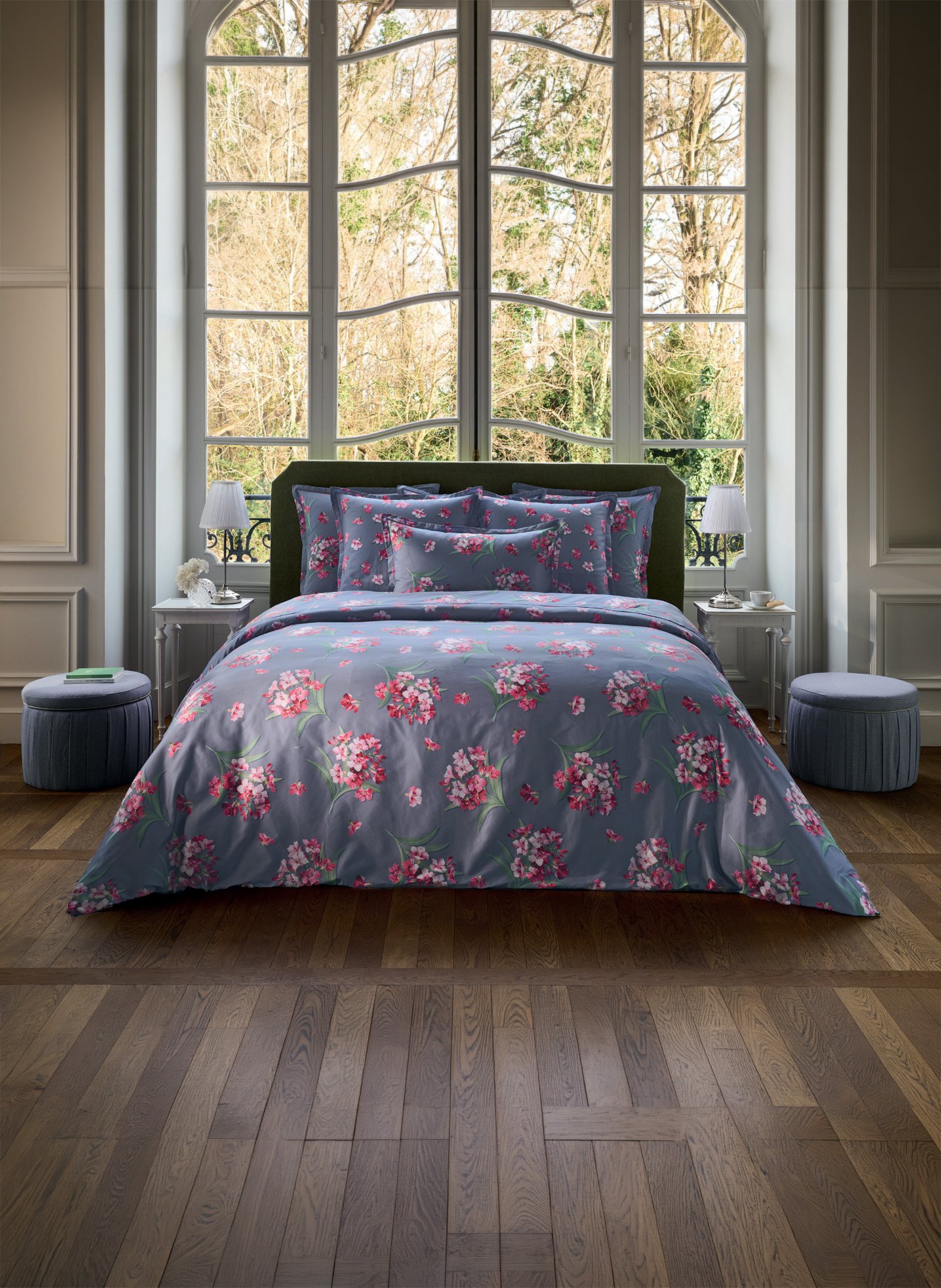Housse de couette eugénie ANNE DE SOLENE Violet