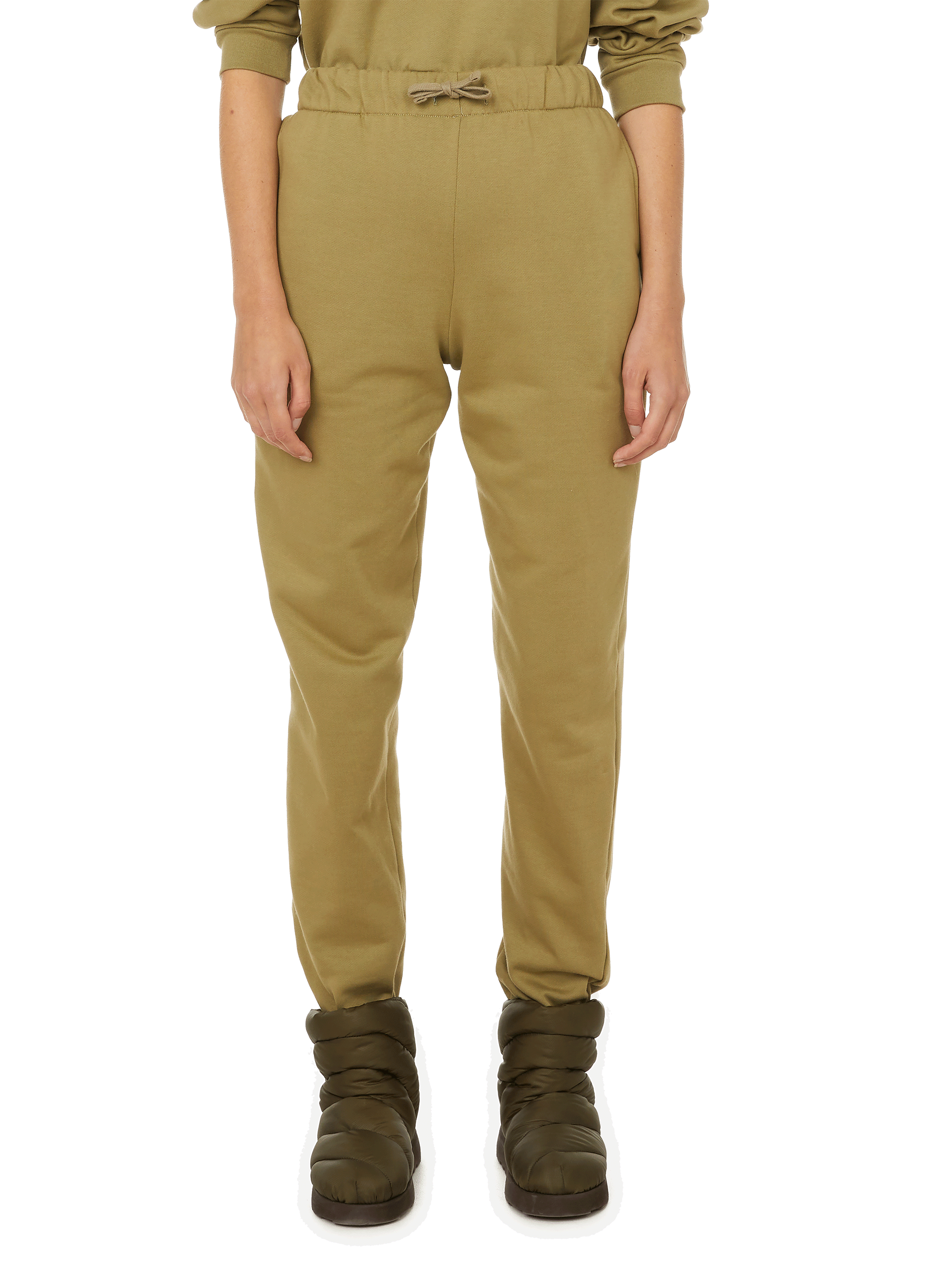Pantalon de jogging en coton biologique THE SOCIAL SUNDAY Vert