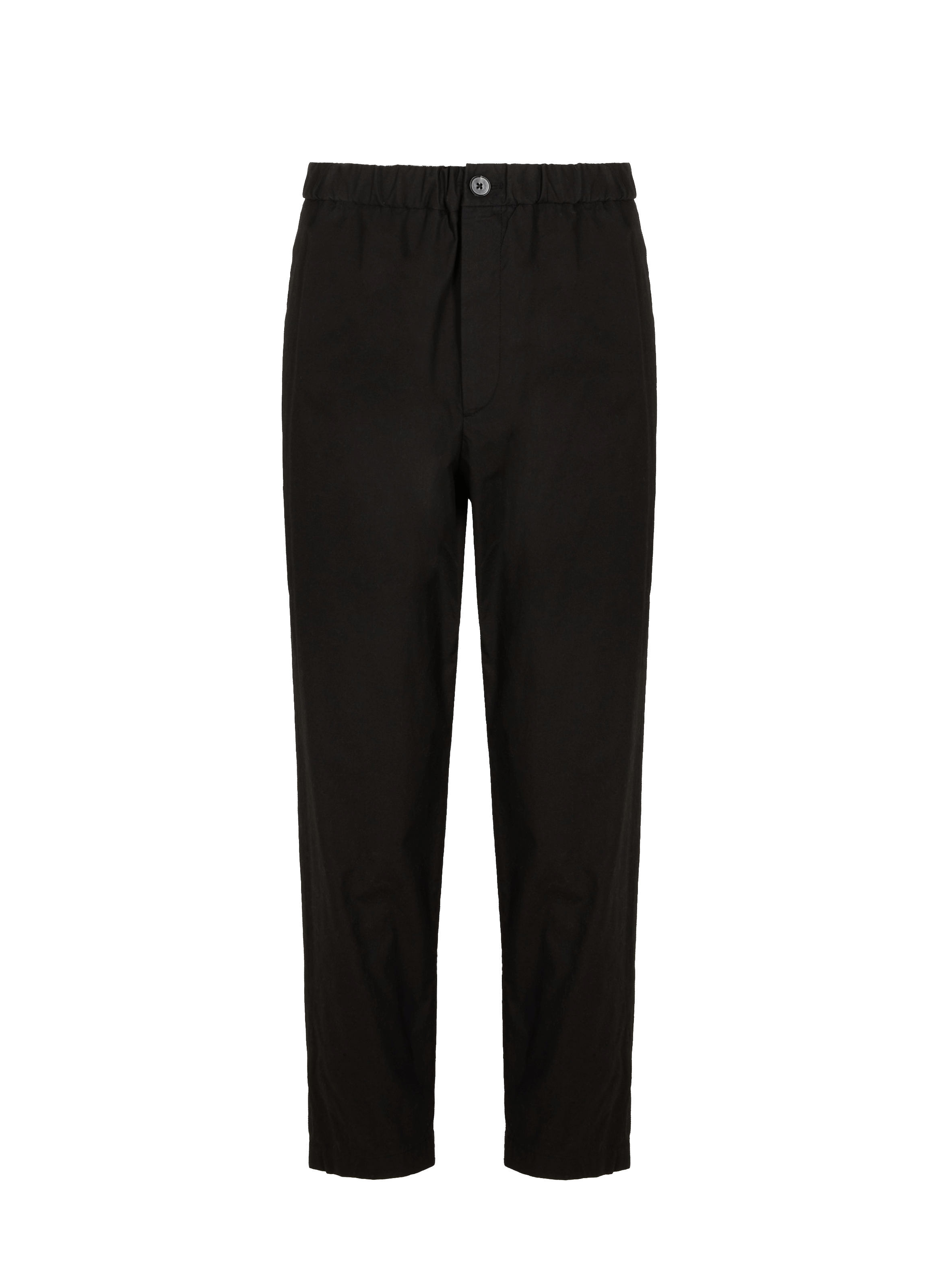 Cotton poplin trousers JIL SANDER Black