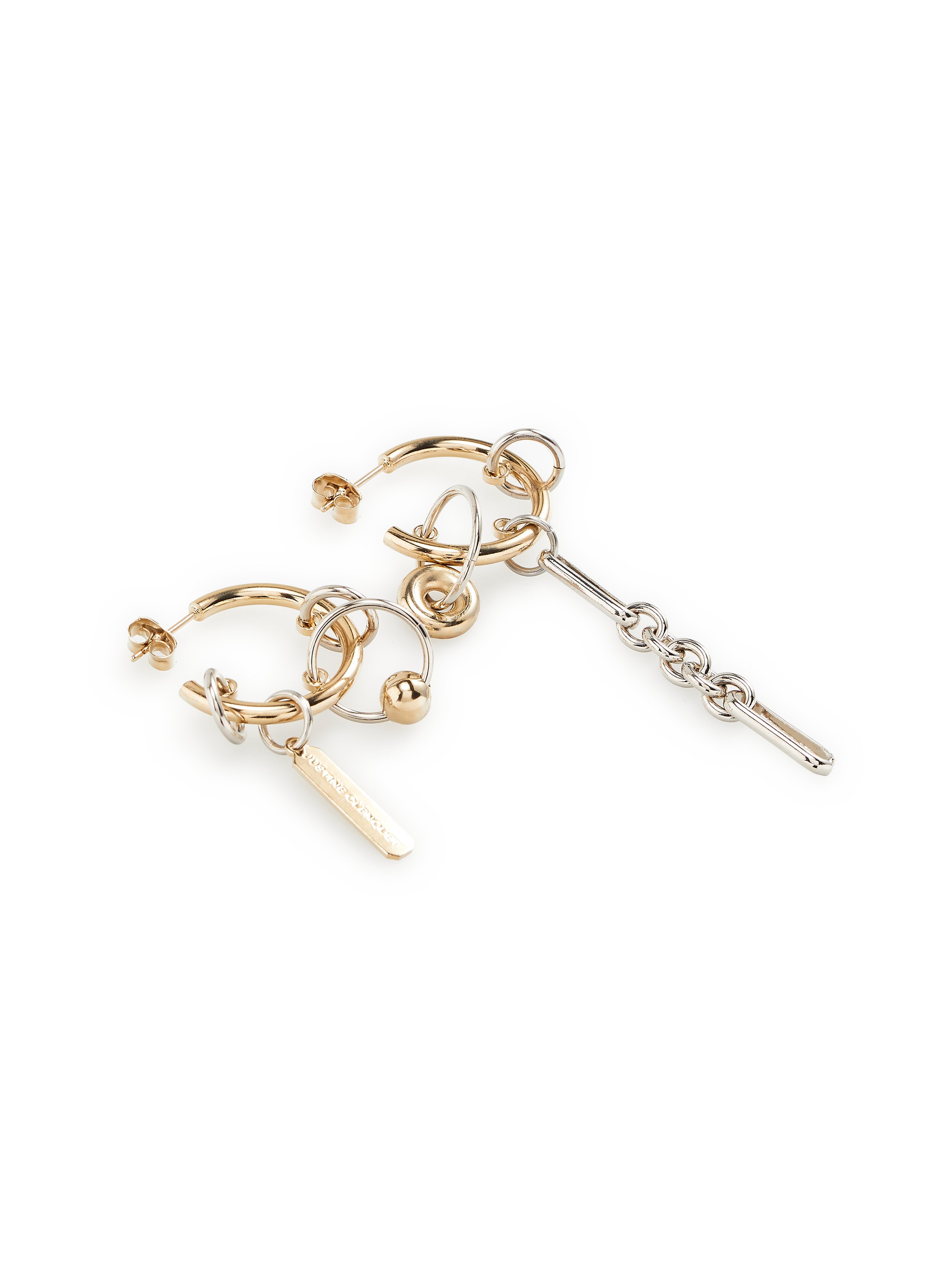 Boucles d'oreille Iris JUSTINE CLENQUET Multicolore