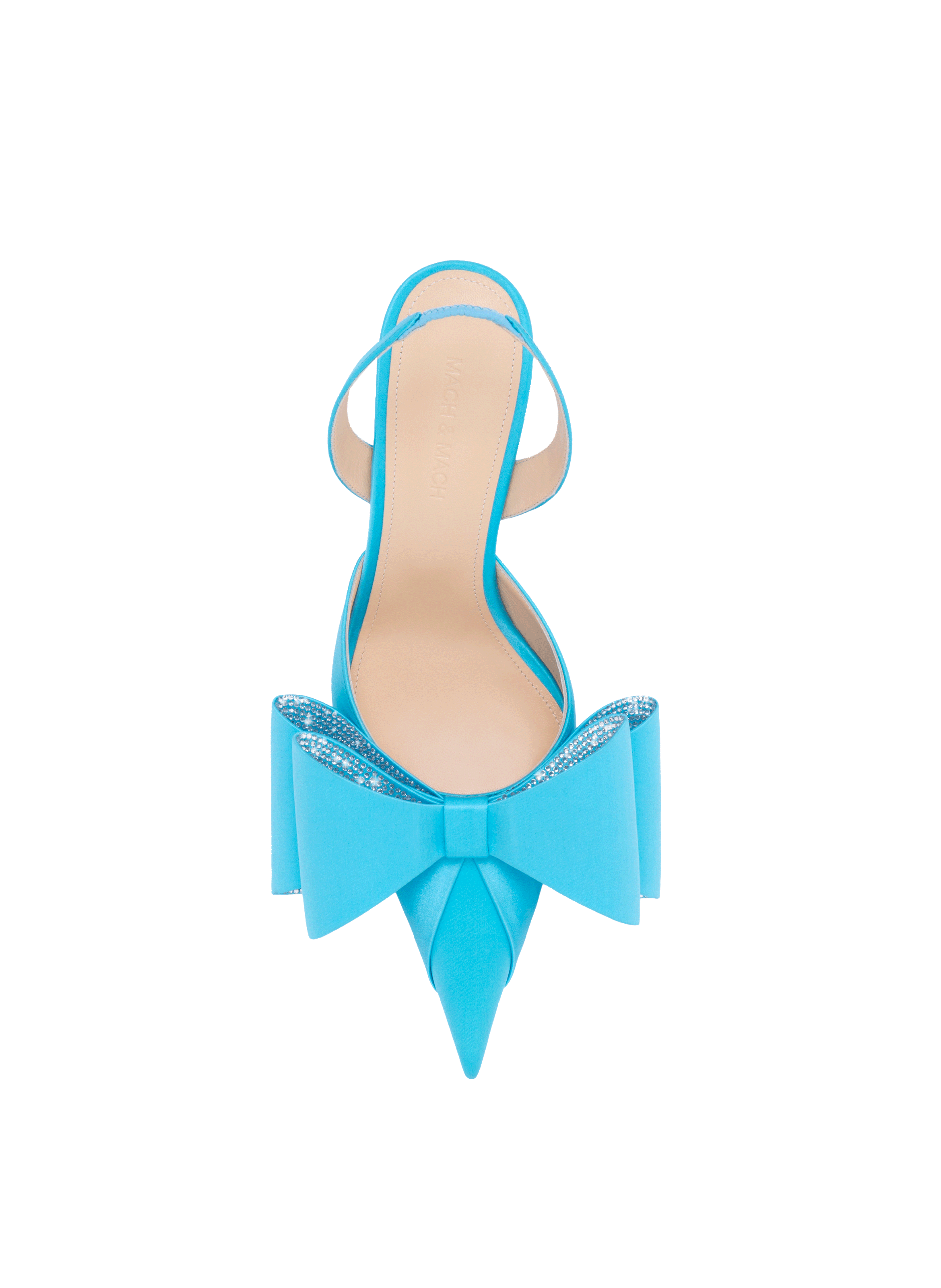 Escarpins en soie Le Cadeau MACH & MACH Bleu