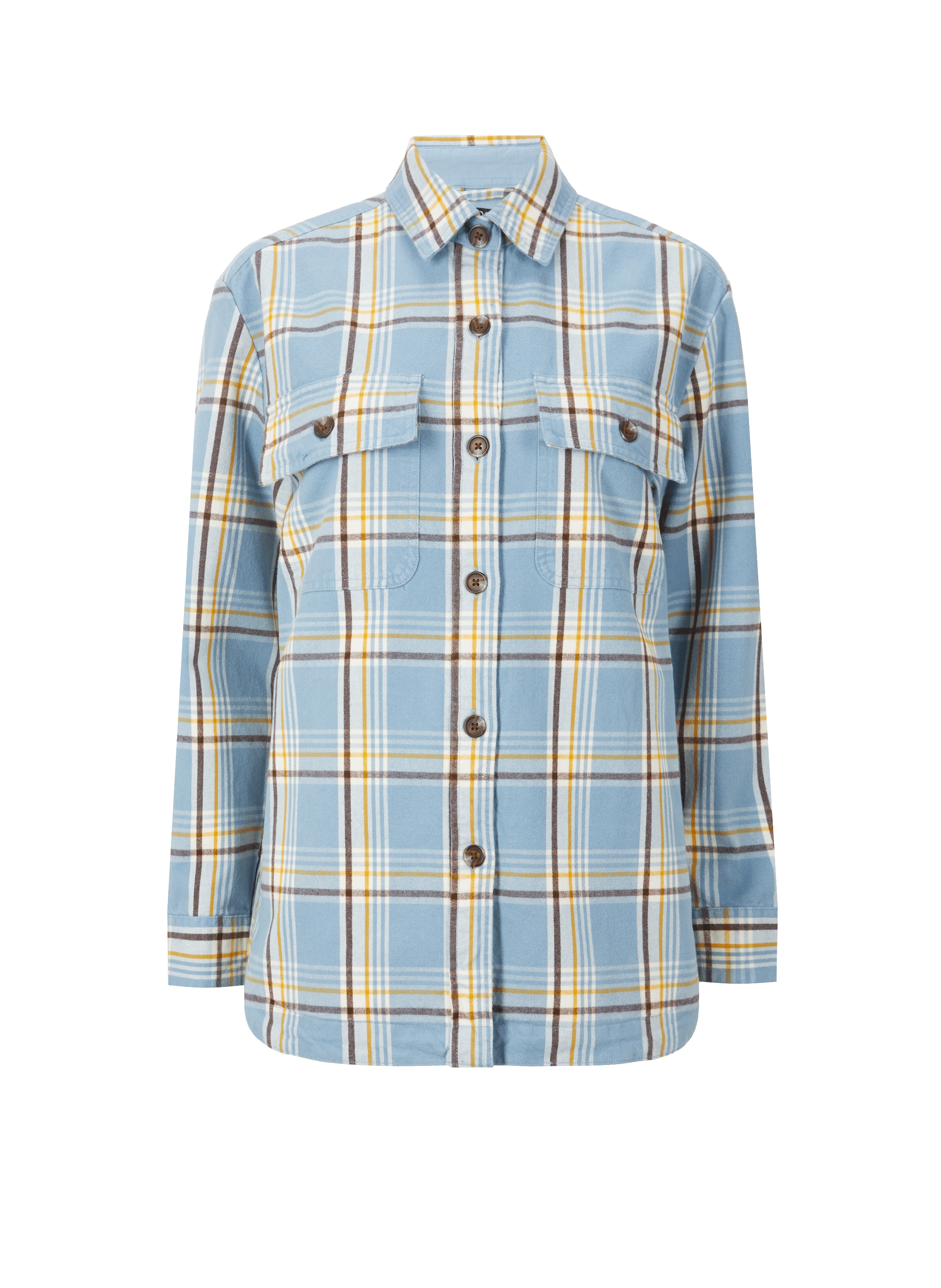 Chemise à carreaux en coton