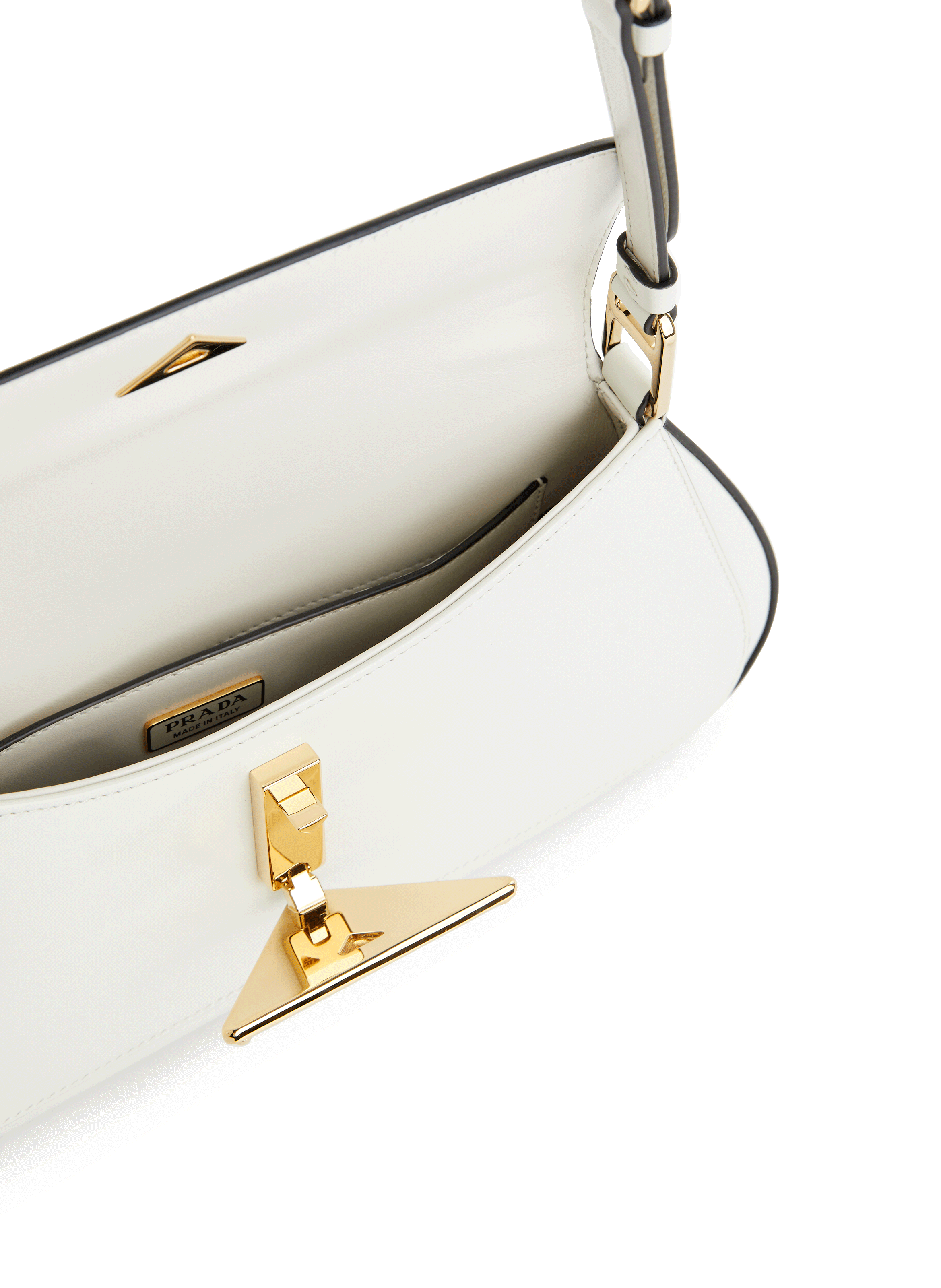 Leather handbag  PRADA White