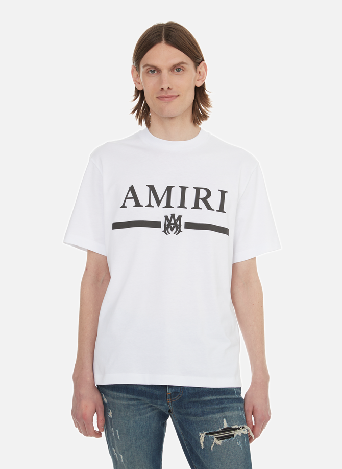 AMIRI تيشيرت بشعار الماركة باستخدام القطن