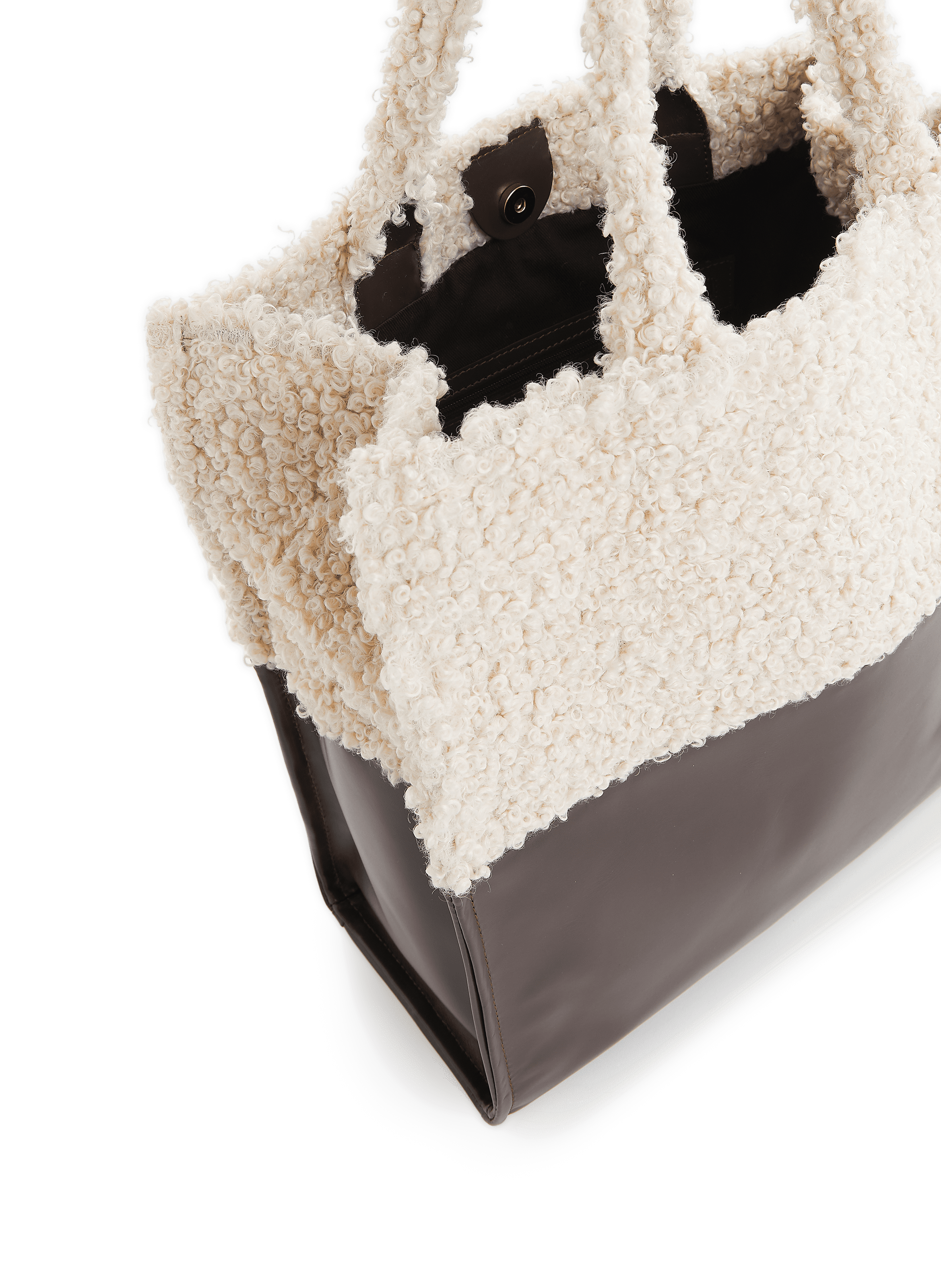 Sac cabas Elodi bi-matière  SAISON 1865 Beige