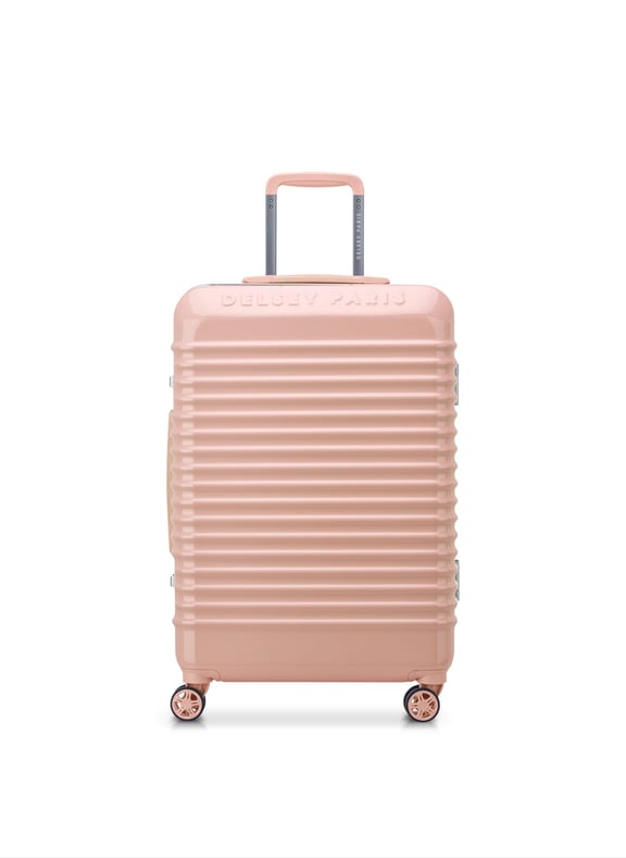 Valise soute rigide taille l - bastille 2.0 Rose by DELSEY PARIS DELSEY PARIS Valise soute rigide taille l - bastille 2.0 Rose