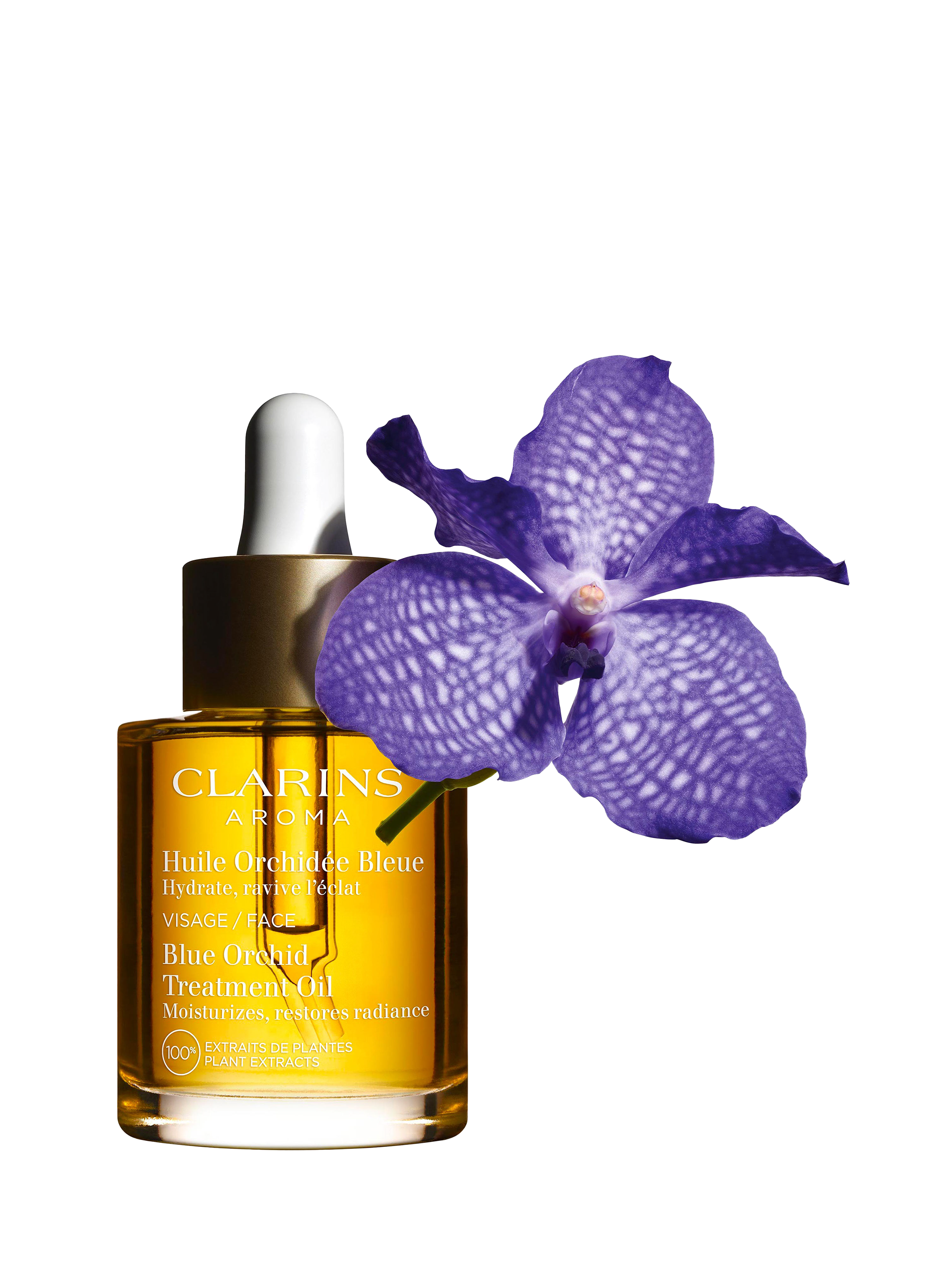 Huile Orchidée Bleue CLARINS No color