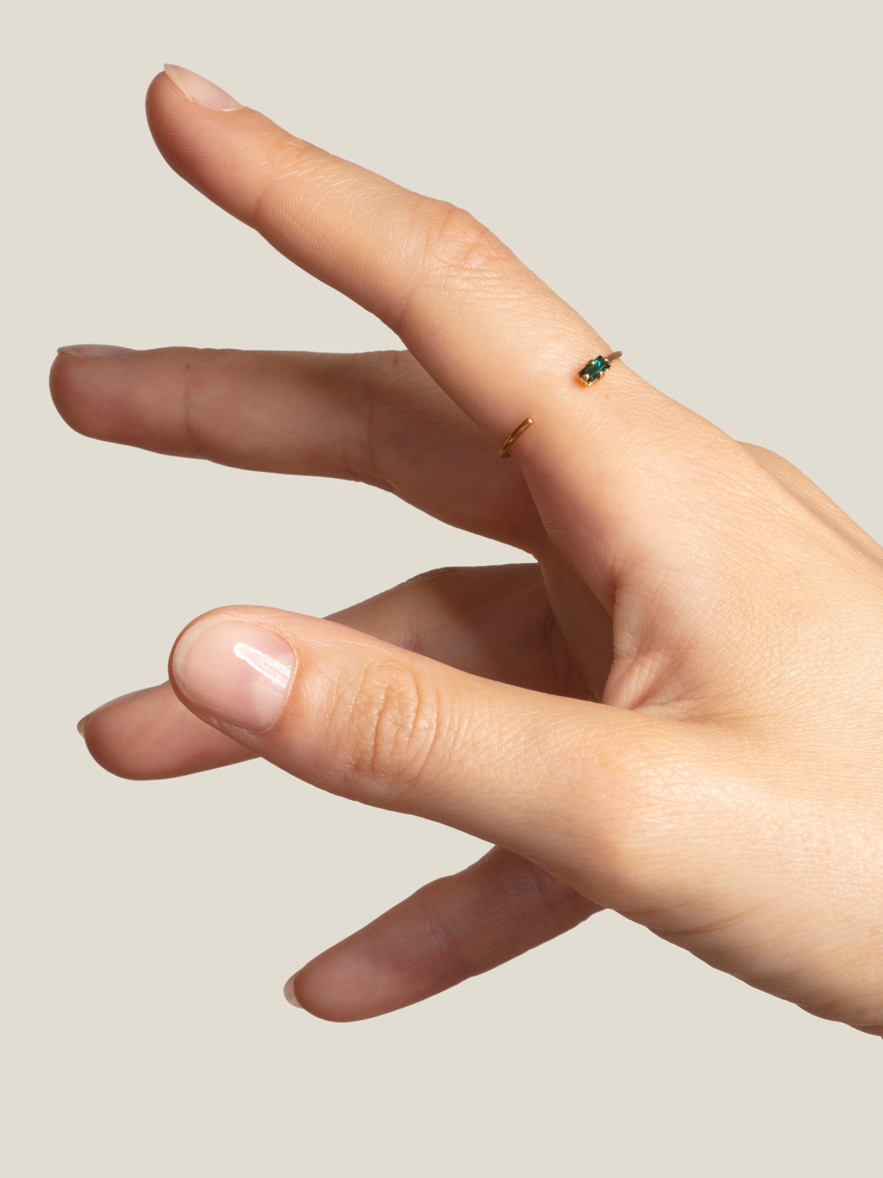 Bague ajustable jules APRIL PLEASE Doré