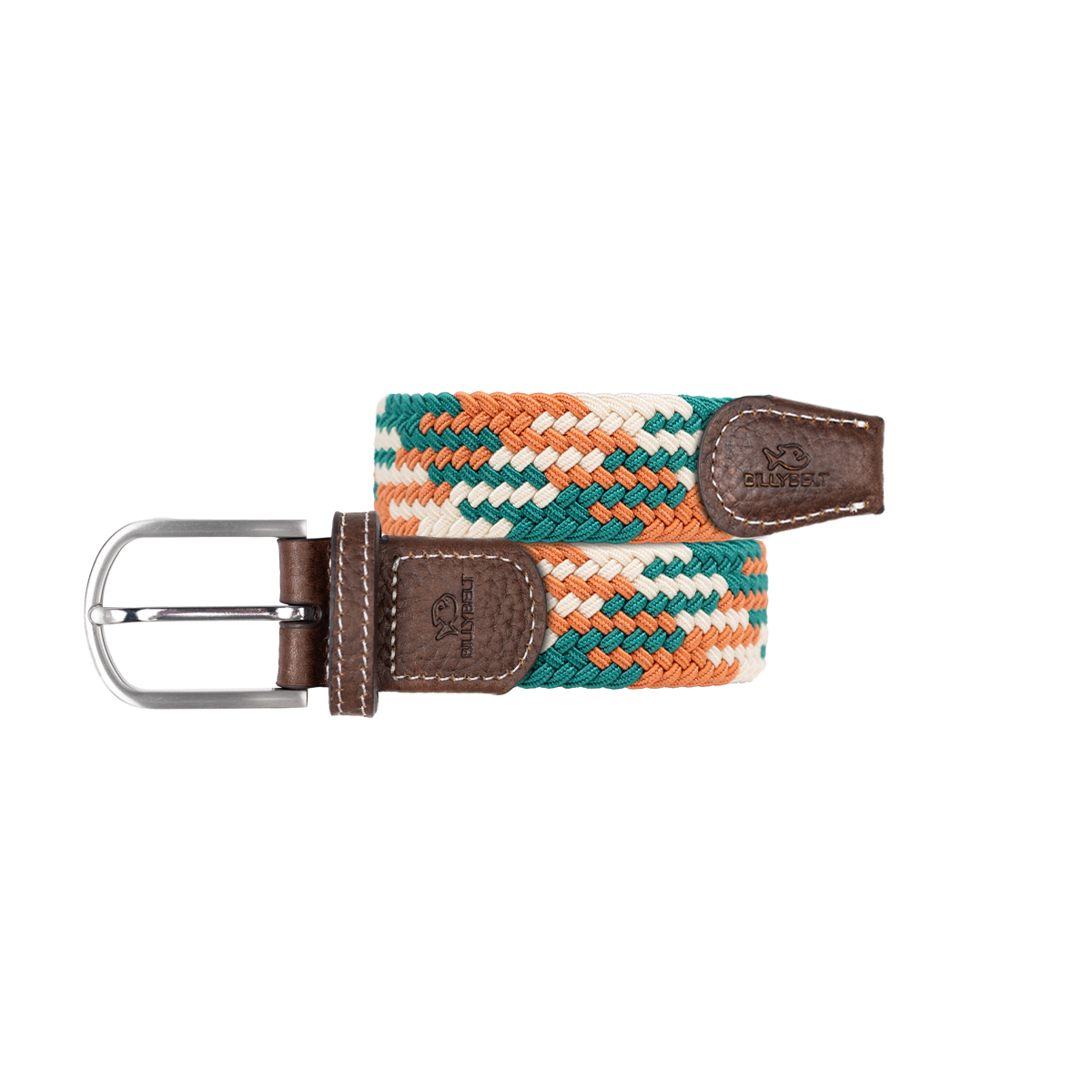 Ceinture tressée élastique multicolore BILLYBELT Multicolore