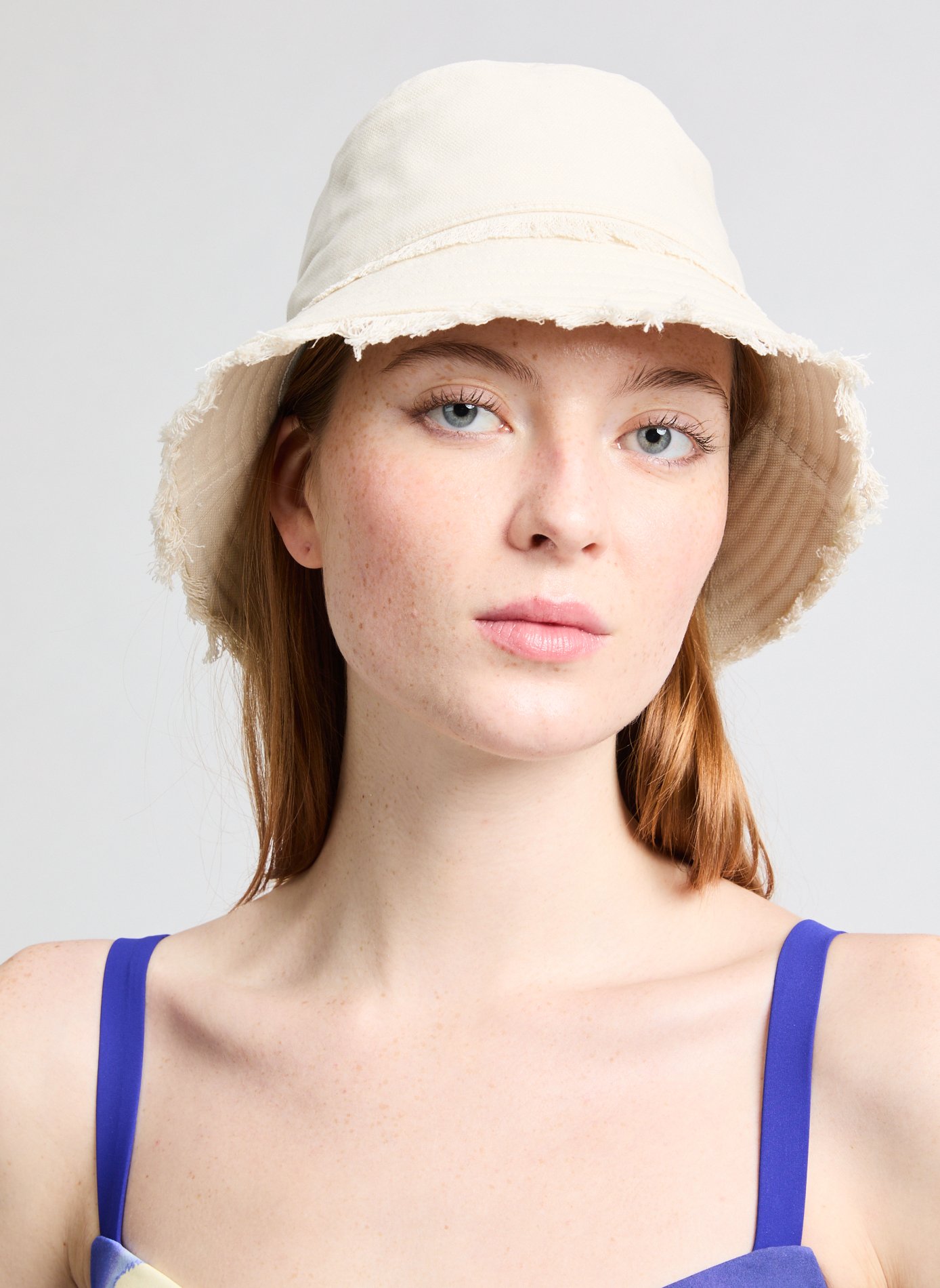 Fringed cotton bob SAISON 1865 Beige