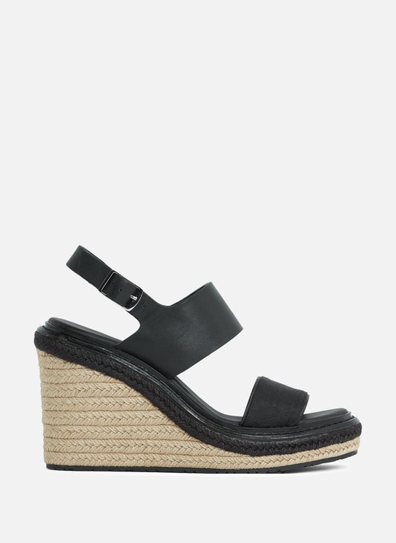 Wedge sandals Black by CALVIN KLEIN CALVIN KLEIN Wedge sandals Black