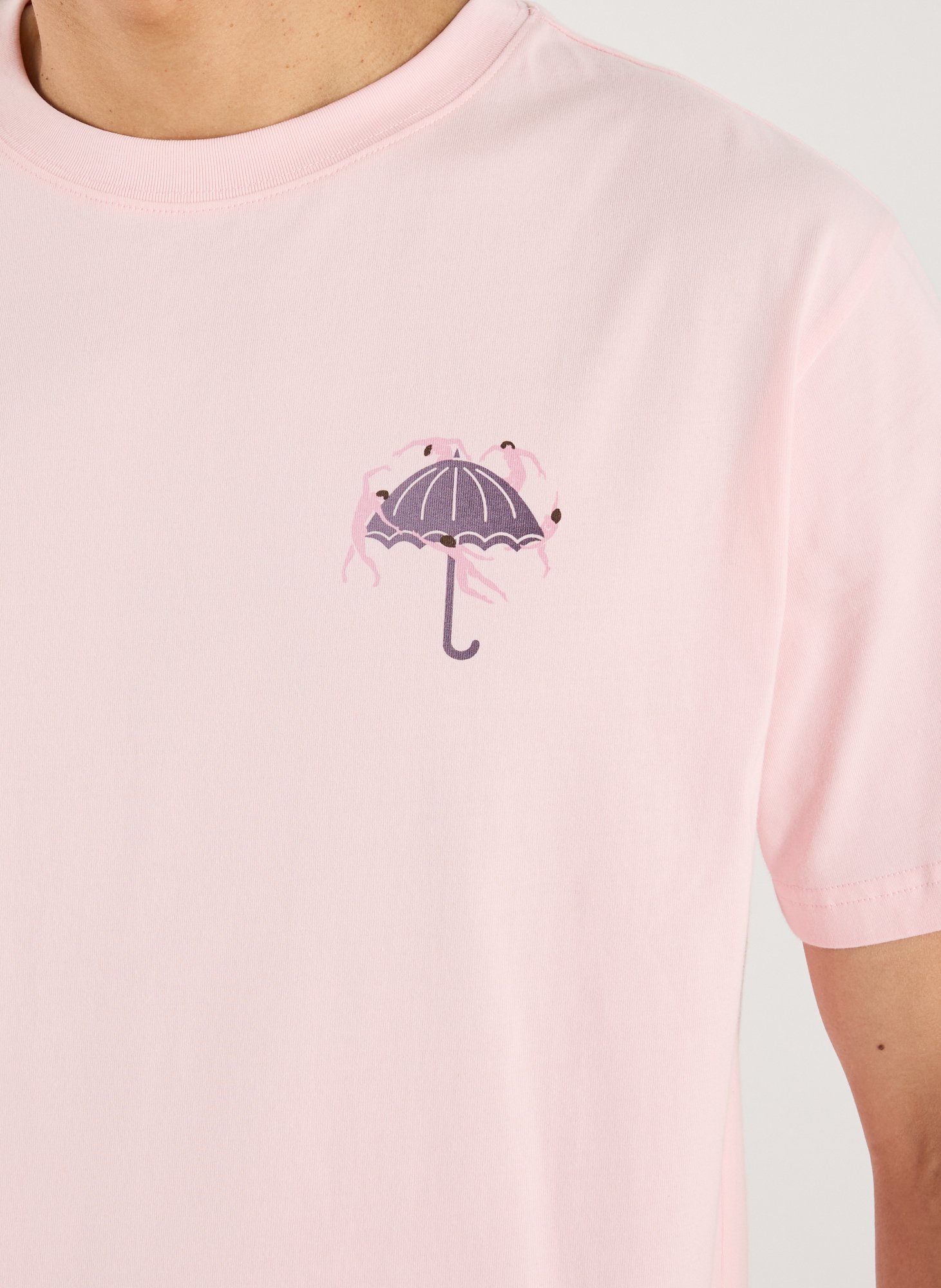 Classic Cotton T-Shirt HELAS CAPS Pink