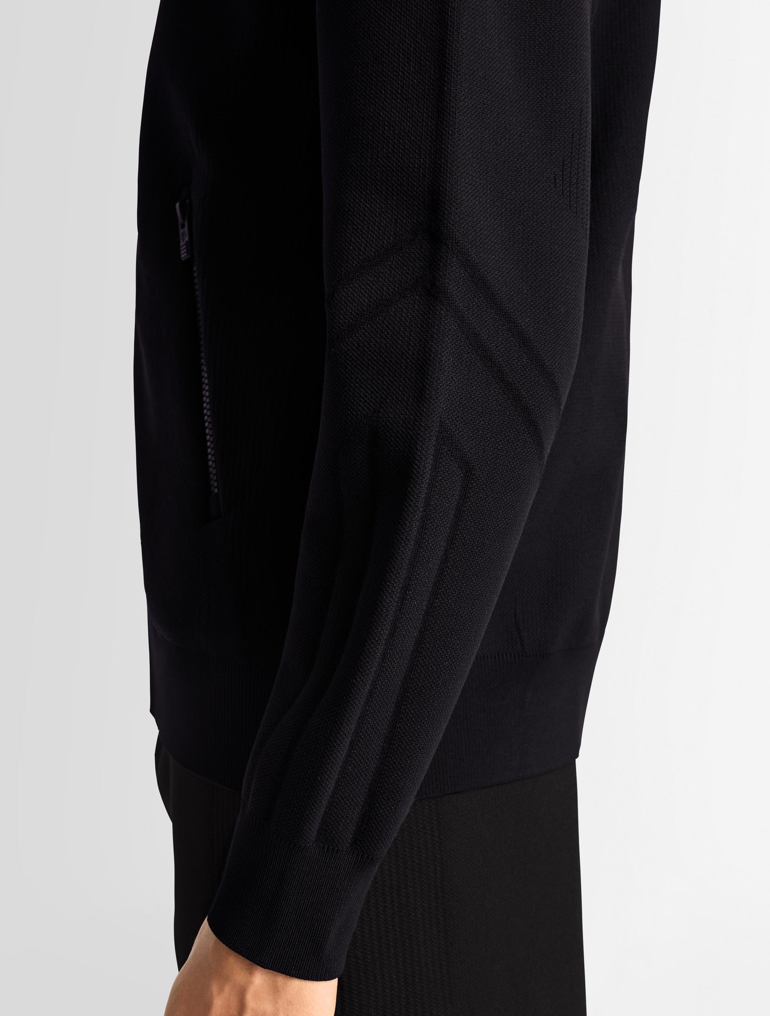 Gilet cyrion col montant  coupe regular FUSALP Noir