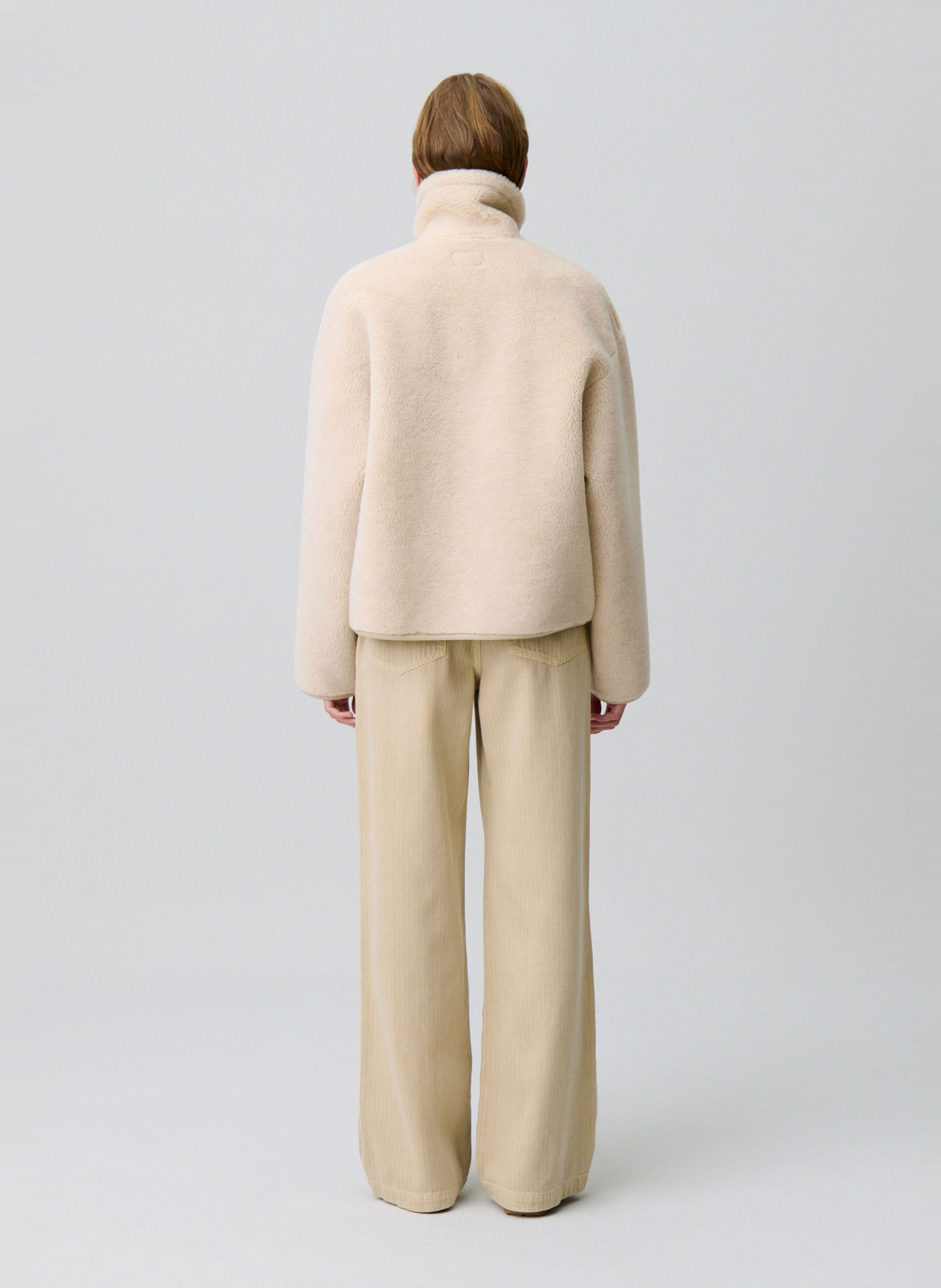 Veste oversize col montant filippa CLAUDIE PIERLOT Beige