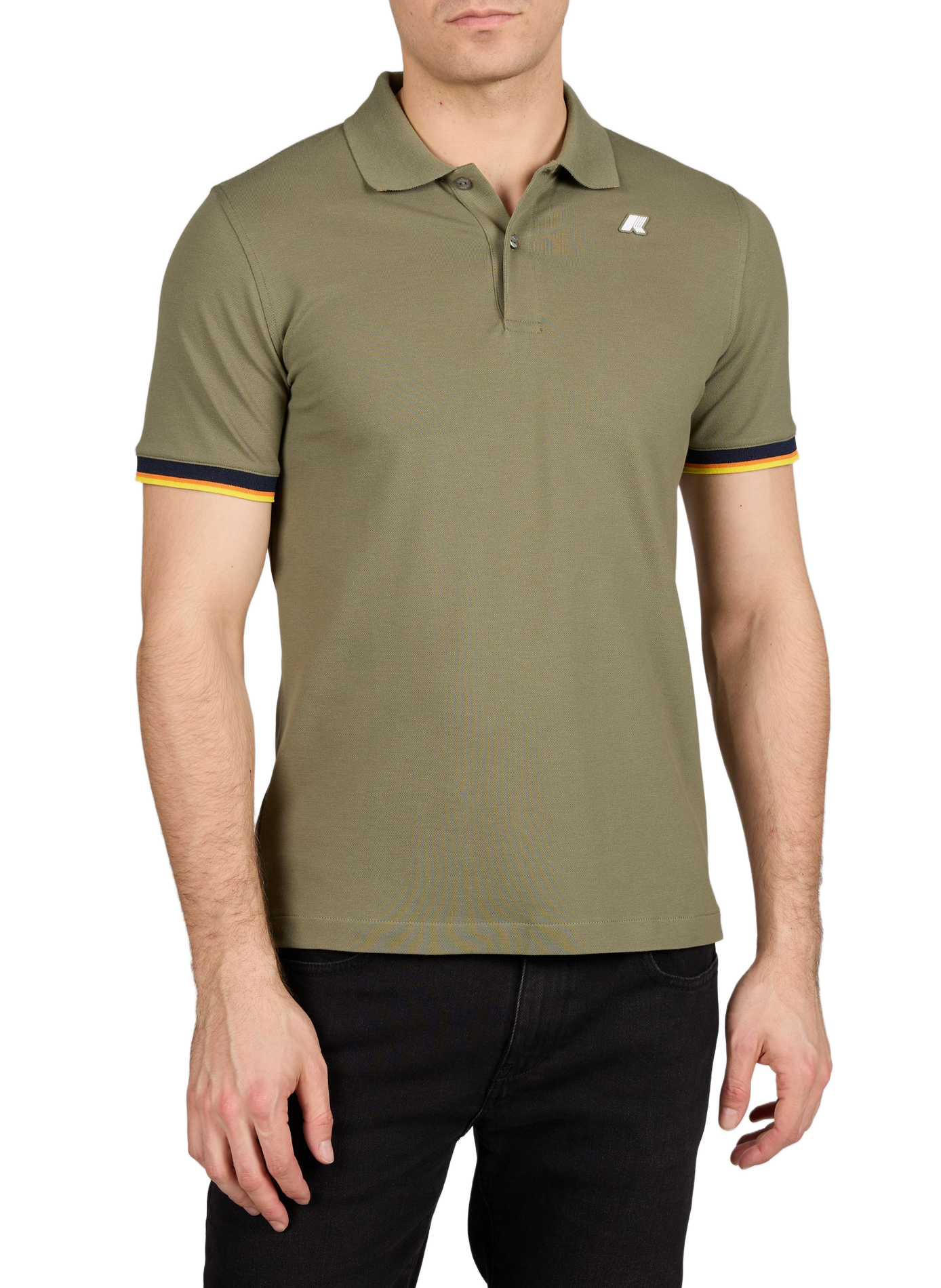  Cotton polo shirt  K-WAY Green