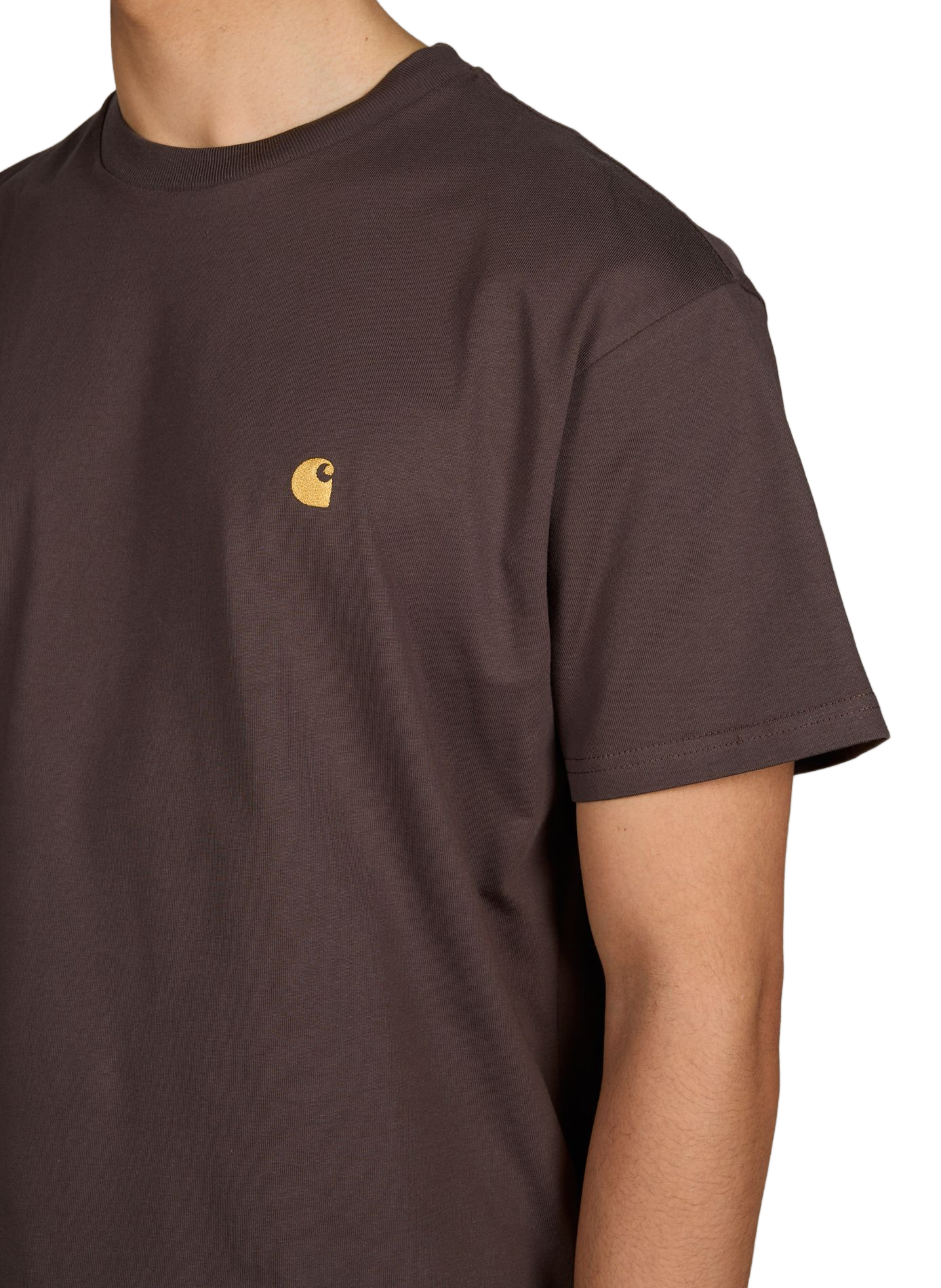 Oversized cotton T-shirt CARHARTT WIP Brown