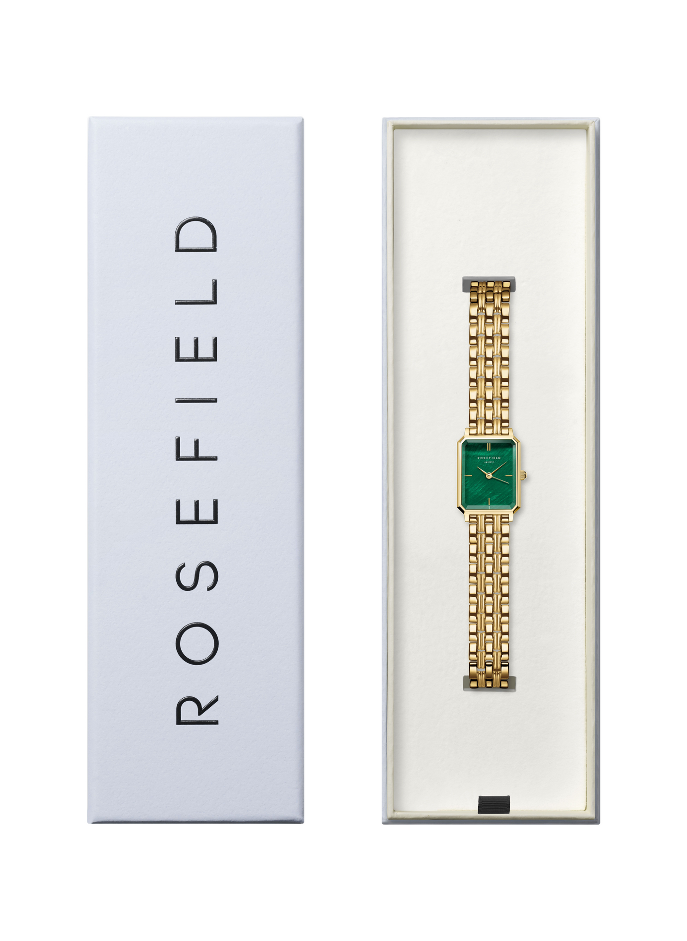 Montre analogique Octagon XS en acier inoxydable ROSEFIELD Vert