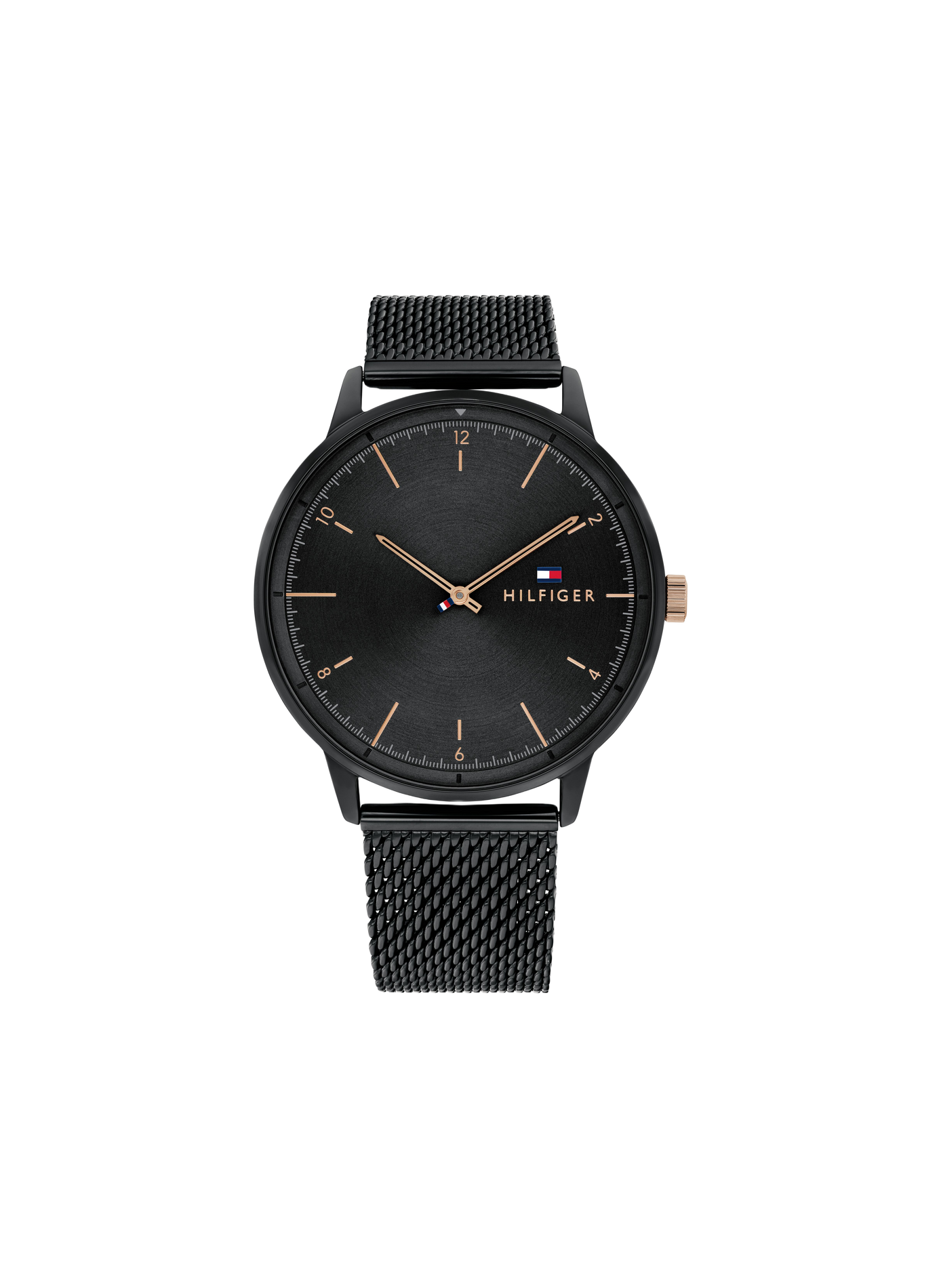 Montre quartz Hendrix en acier inoxydable TOMMY HILFIGER MONTRES Noir