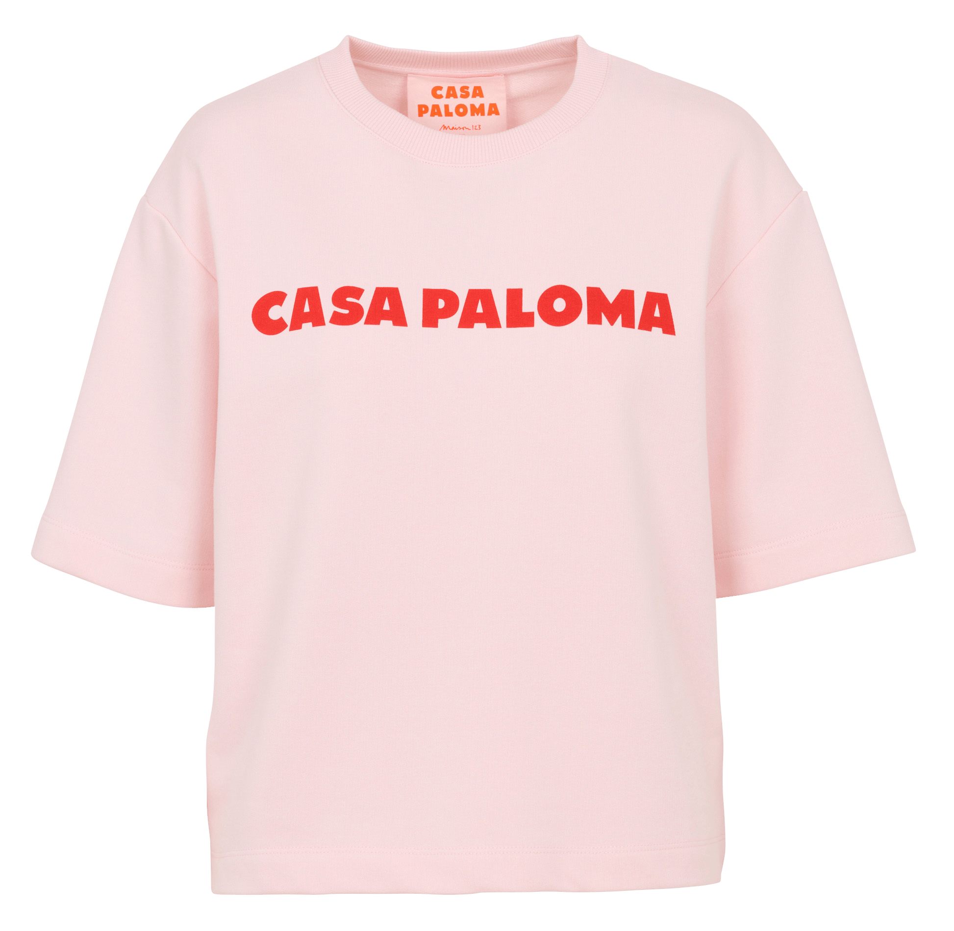 Sweat oversize en coton mélangé loma MAISON 123 Rose