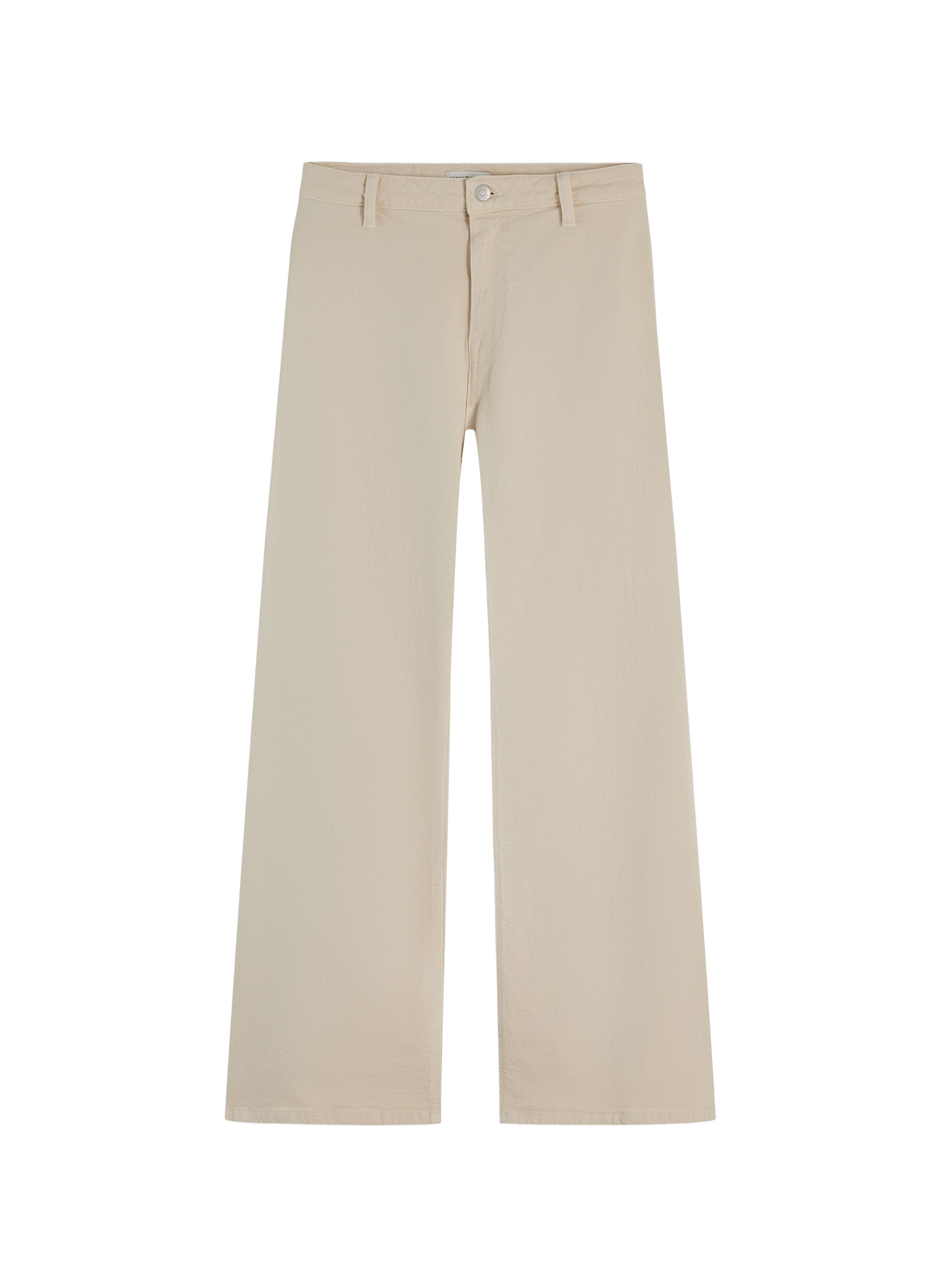 Gerade geschnittene Jeans aus Baumwollmischgewebe TOMMY HILFIGER Beige