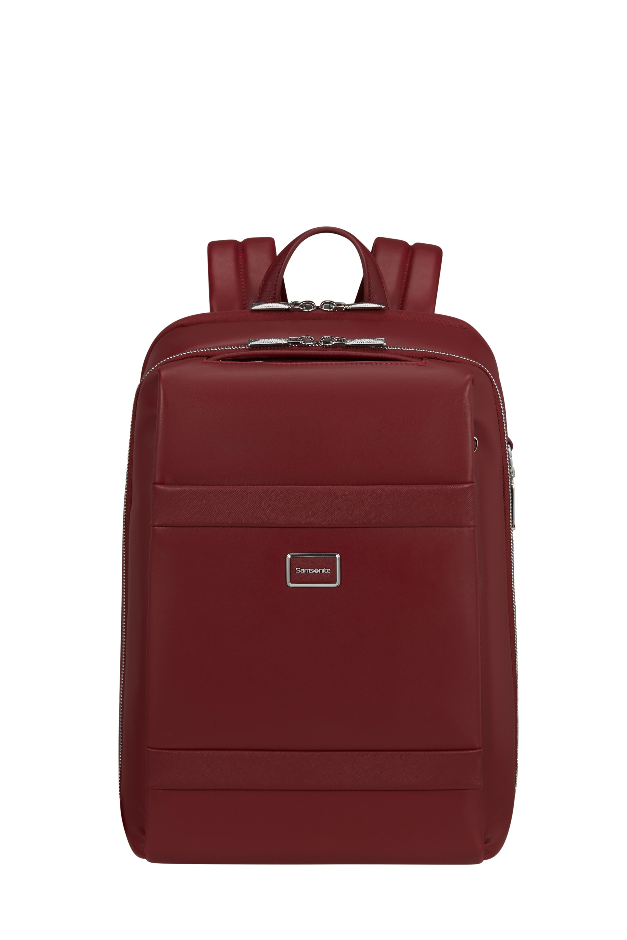 Image biz leather sac à dos ordinateur SAMSONITE Rouge