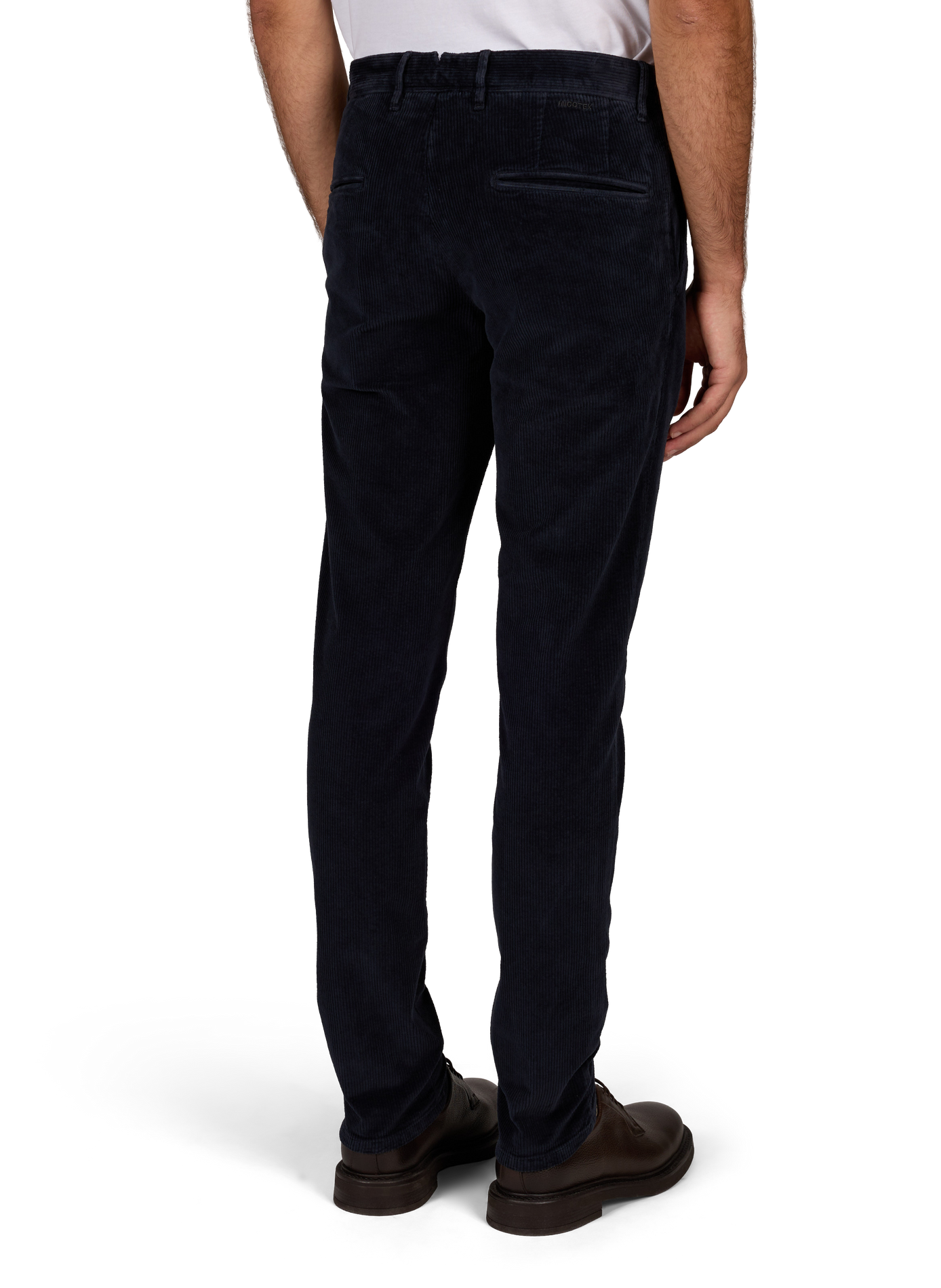 Pantalon côtelé large en coton mélangé SLOWEAR Bleu