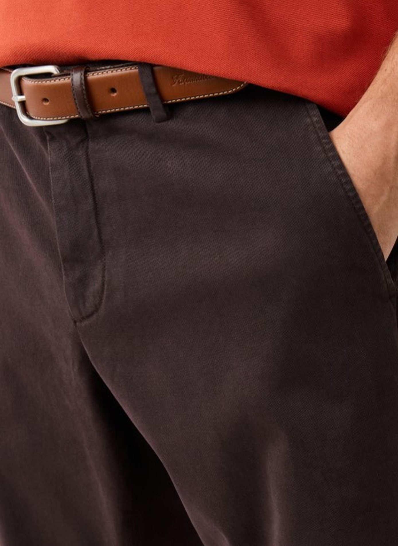 Straight trousers  | Brown FACONNABLE Men