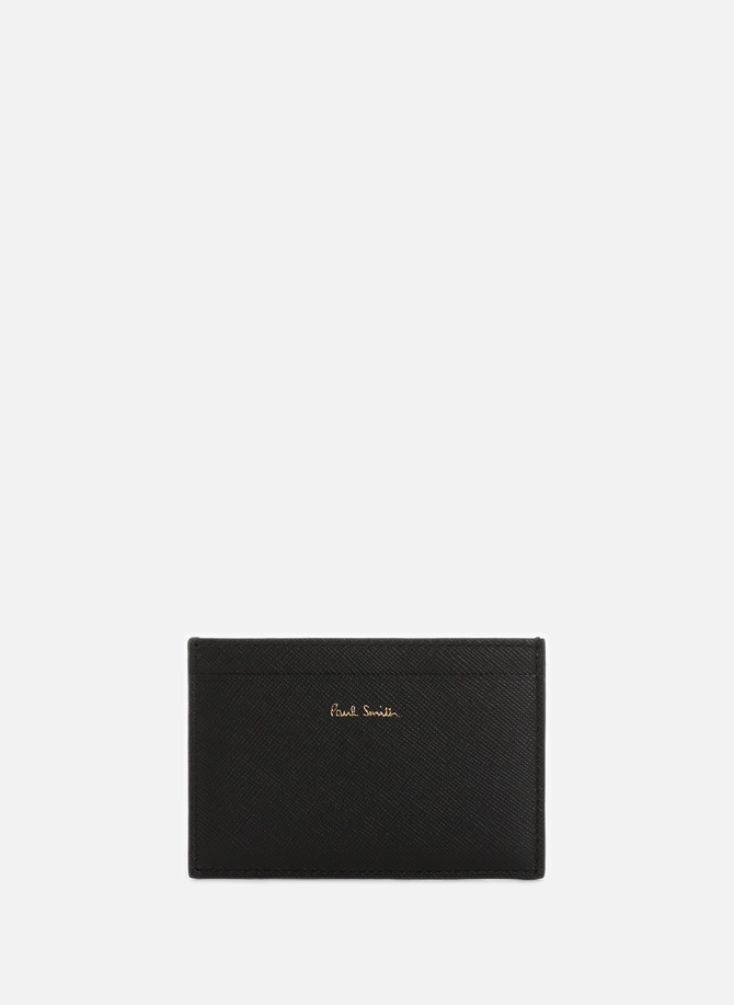 Printed leather card holder PAUL SMITH