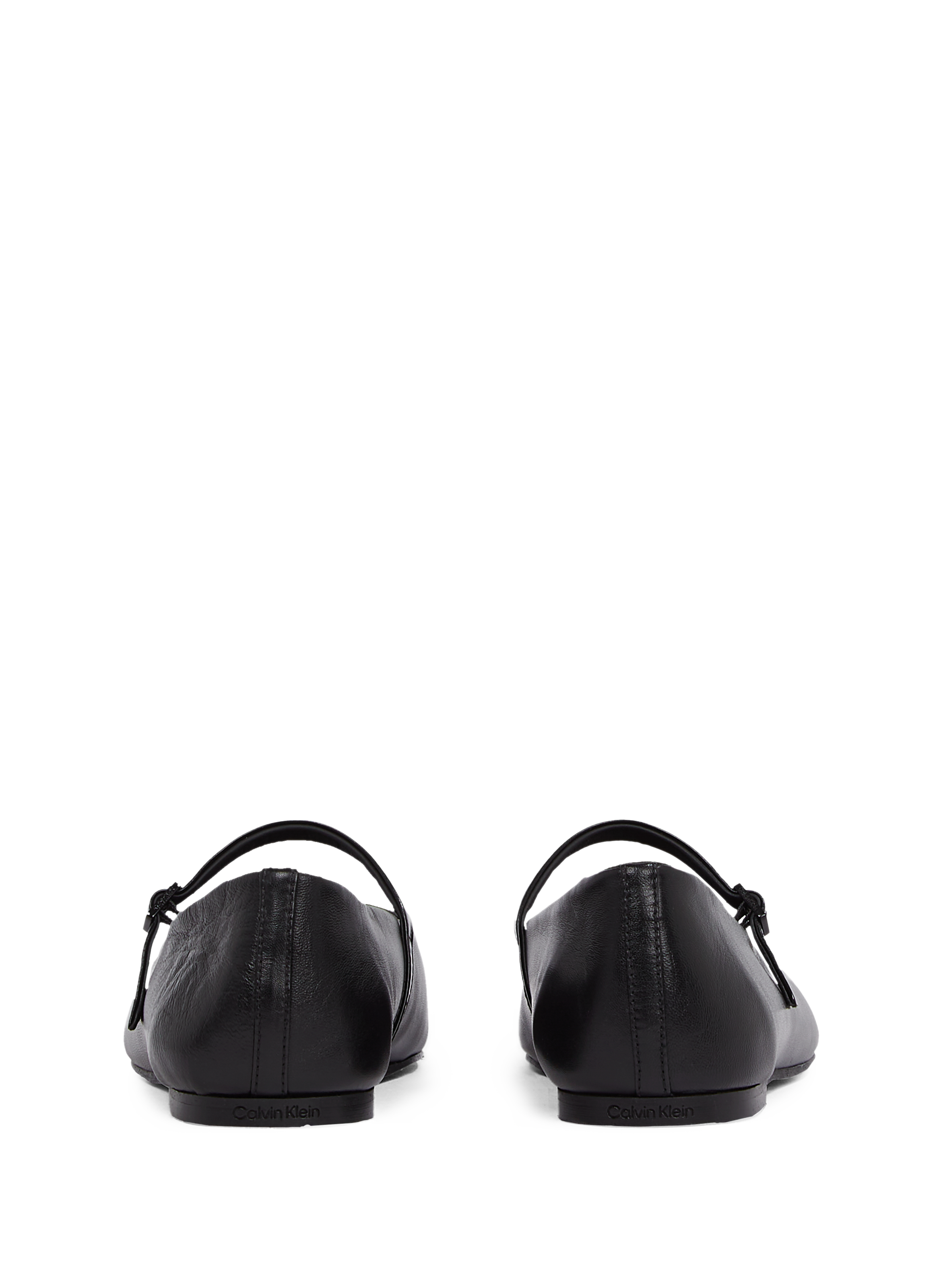 Ballerines en cuir Mary Jane CALVIN KLEIN Noir