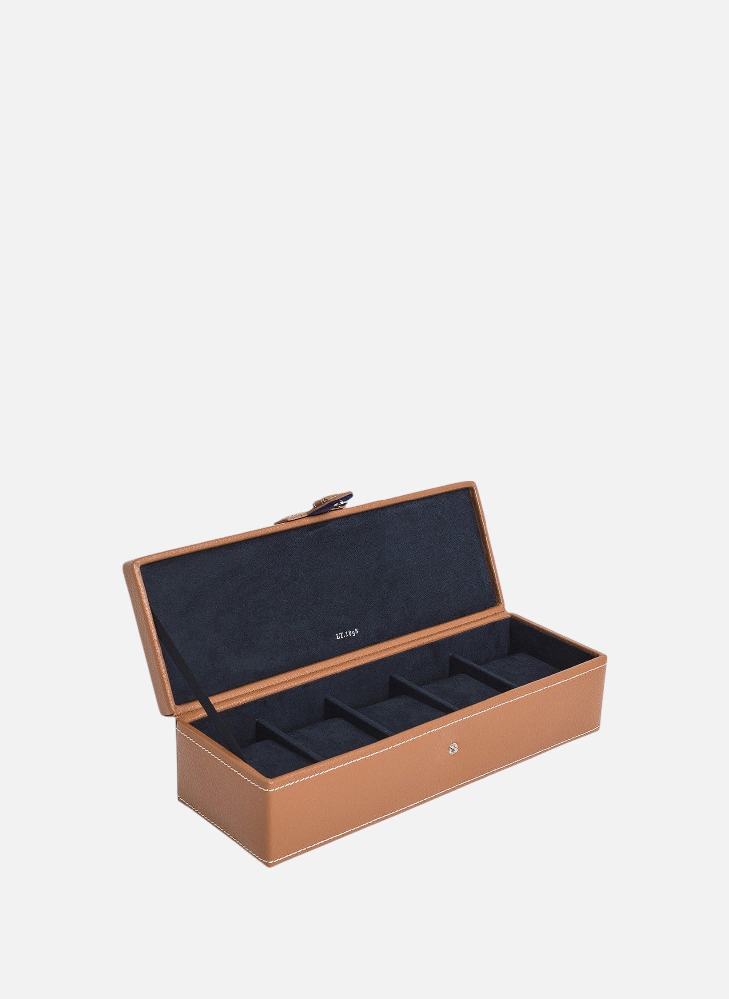 Coffret 5 montres en cuir LE TANNEUR Marron
