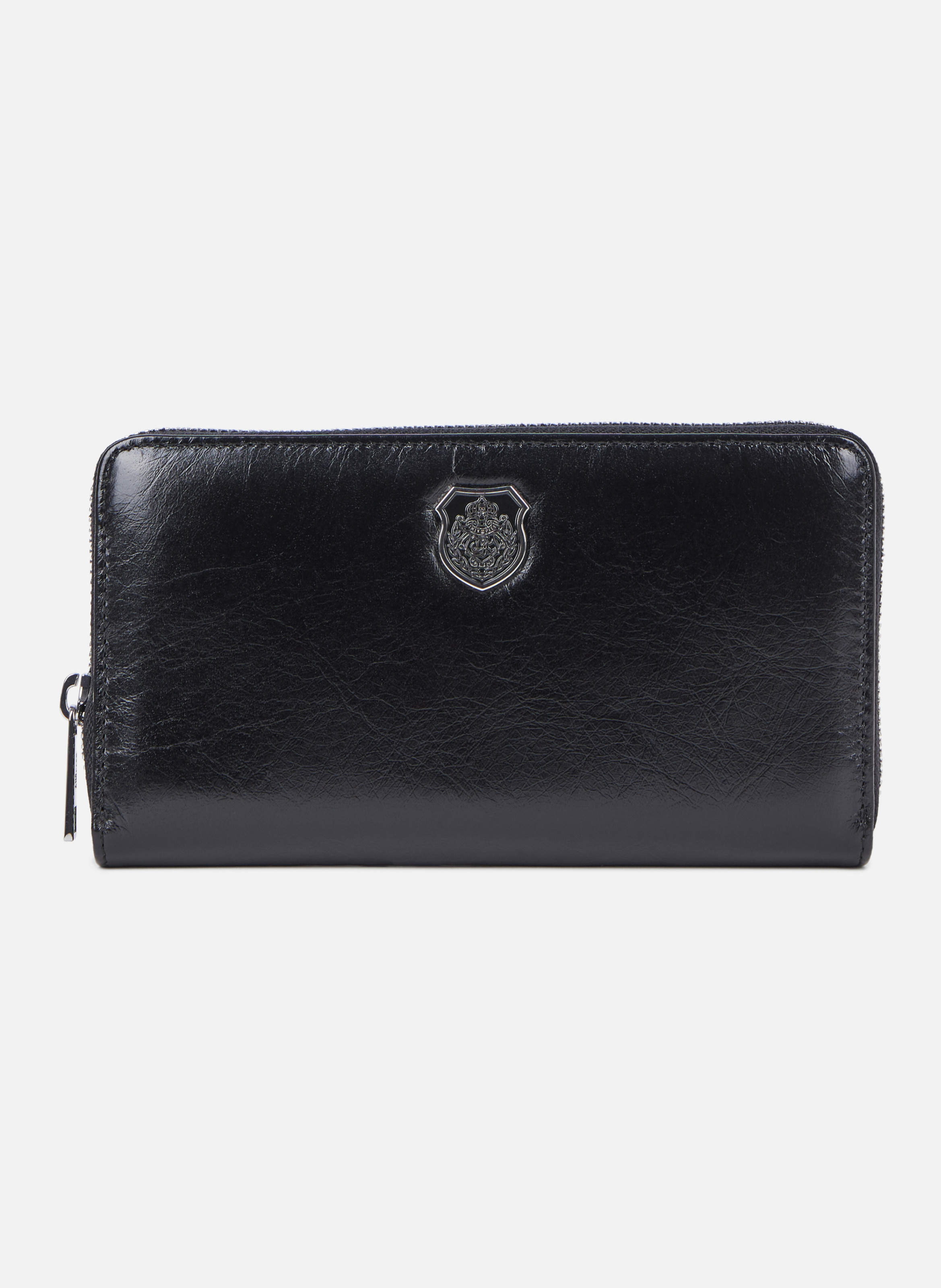 Portefeuille blason en cuir unisexe The kooples Femme
