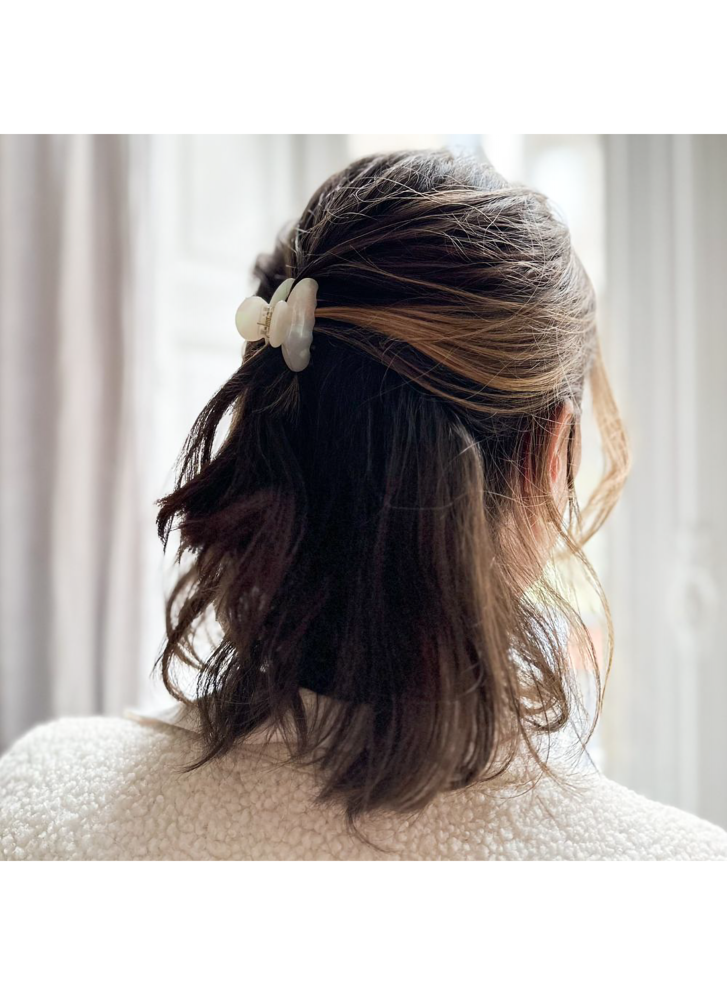 Small mother-of-pearl hair clip BACHCA No color