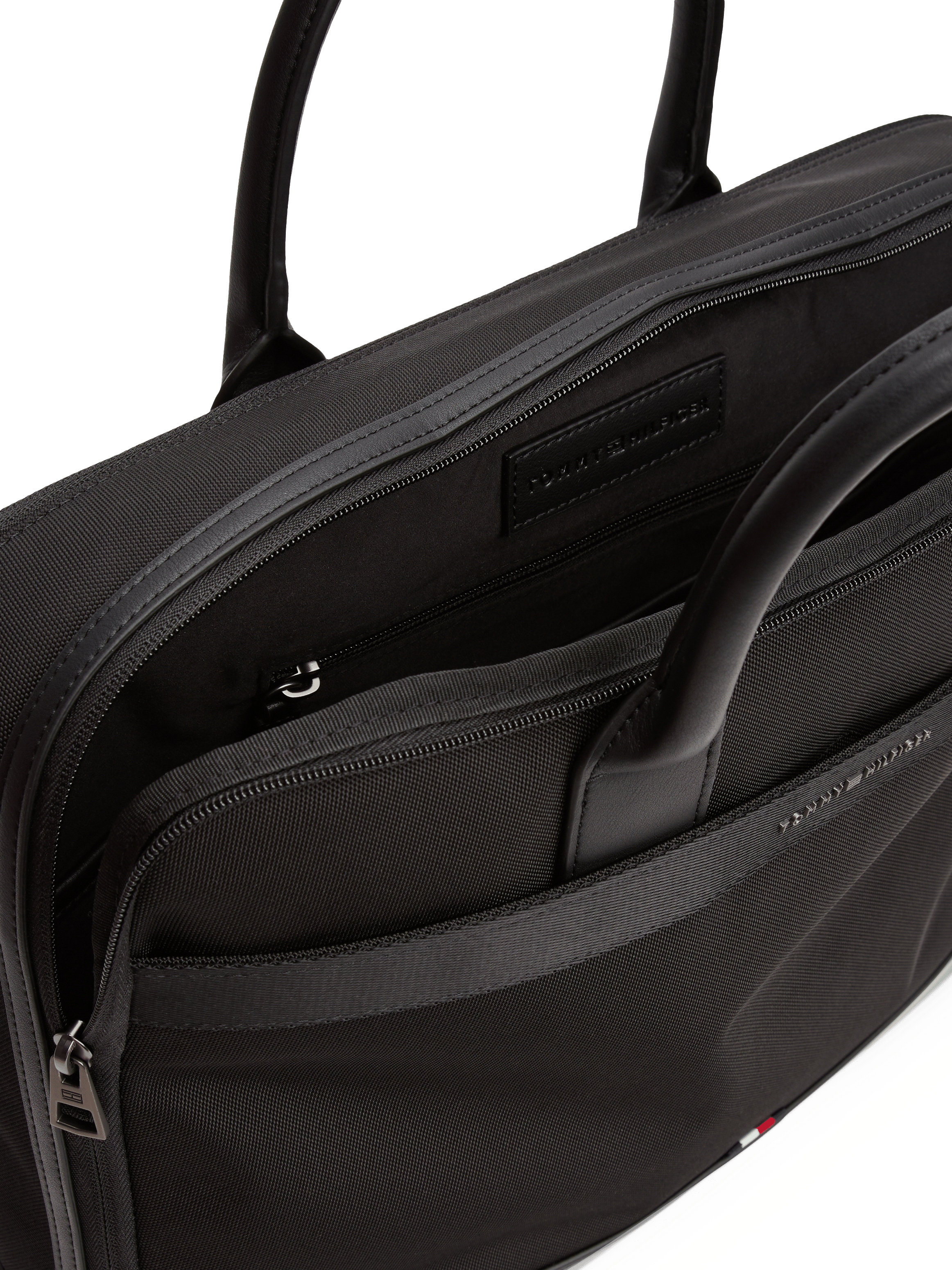 Sacoche pour ordinateurs uni TOMMY HILFIGER Noir