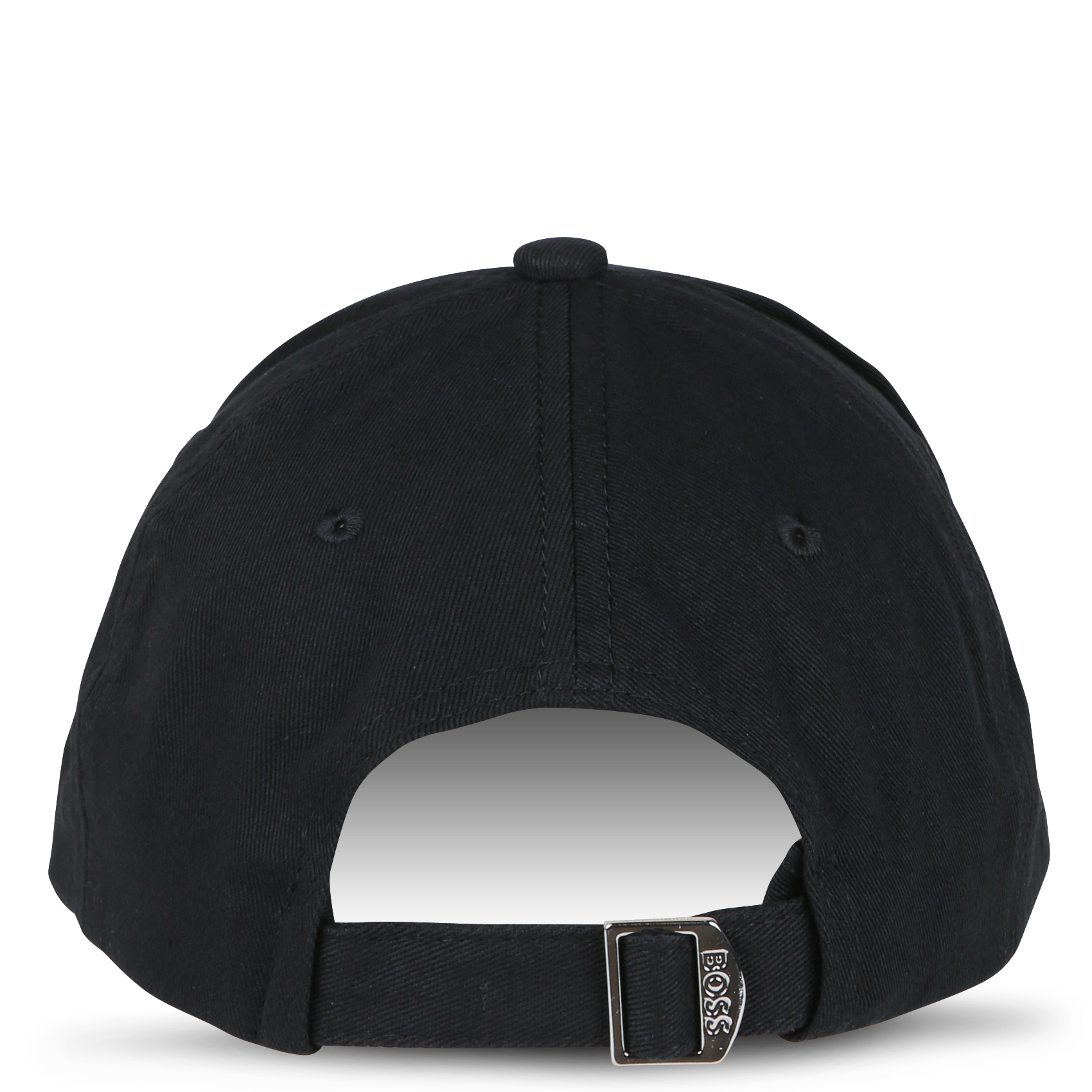 Casquette logo brodé en coton BOSS Noir