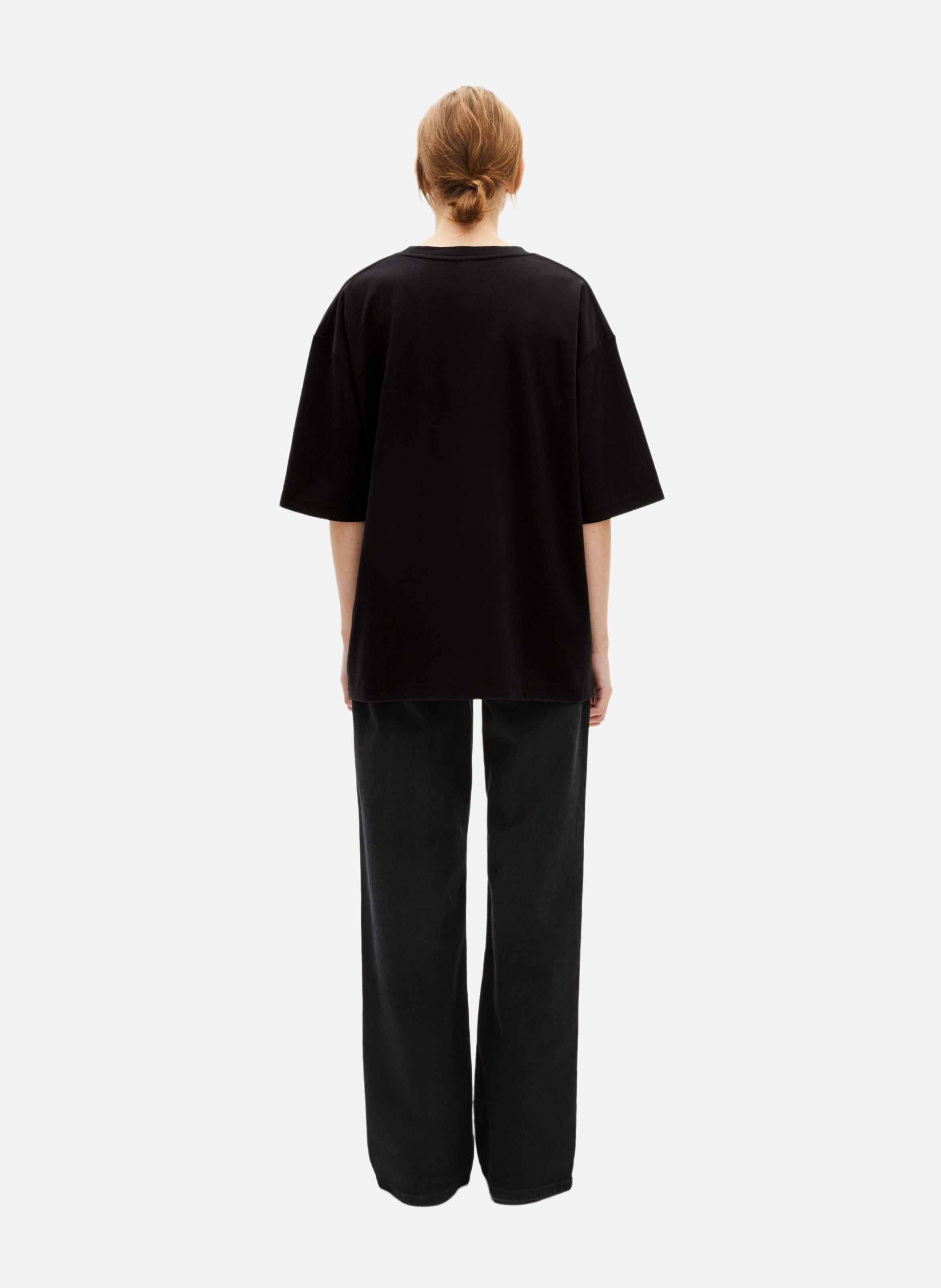 T-shirt mixte large uni THE KOOPLES Noir