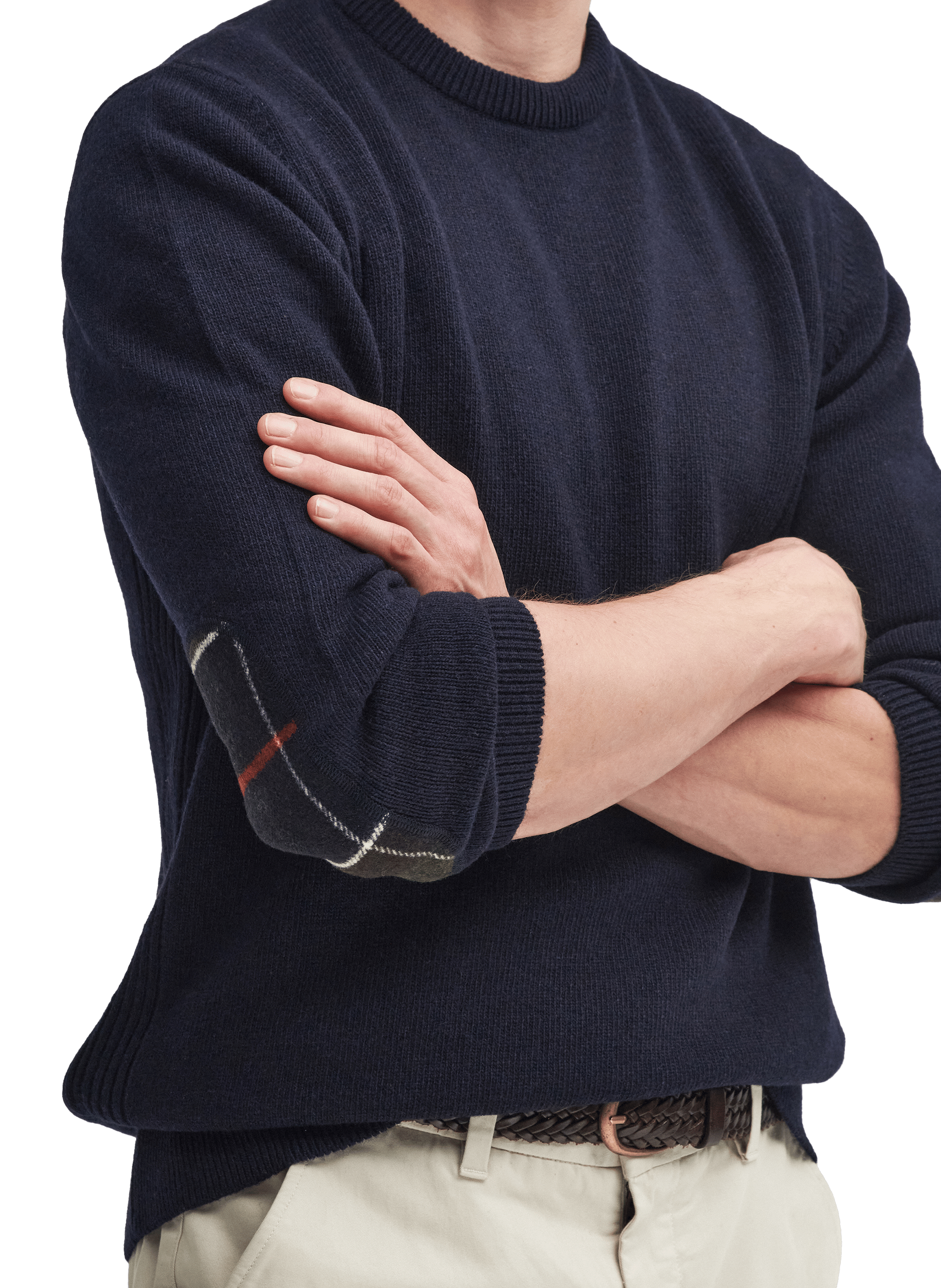 Cotton-blend jumper BARBOUR Blue