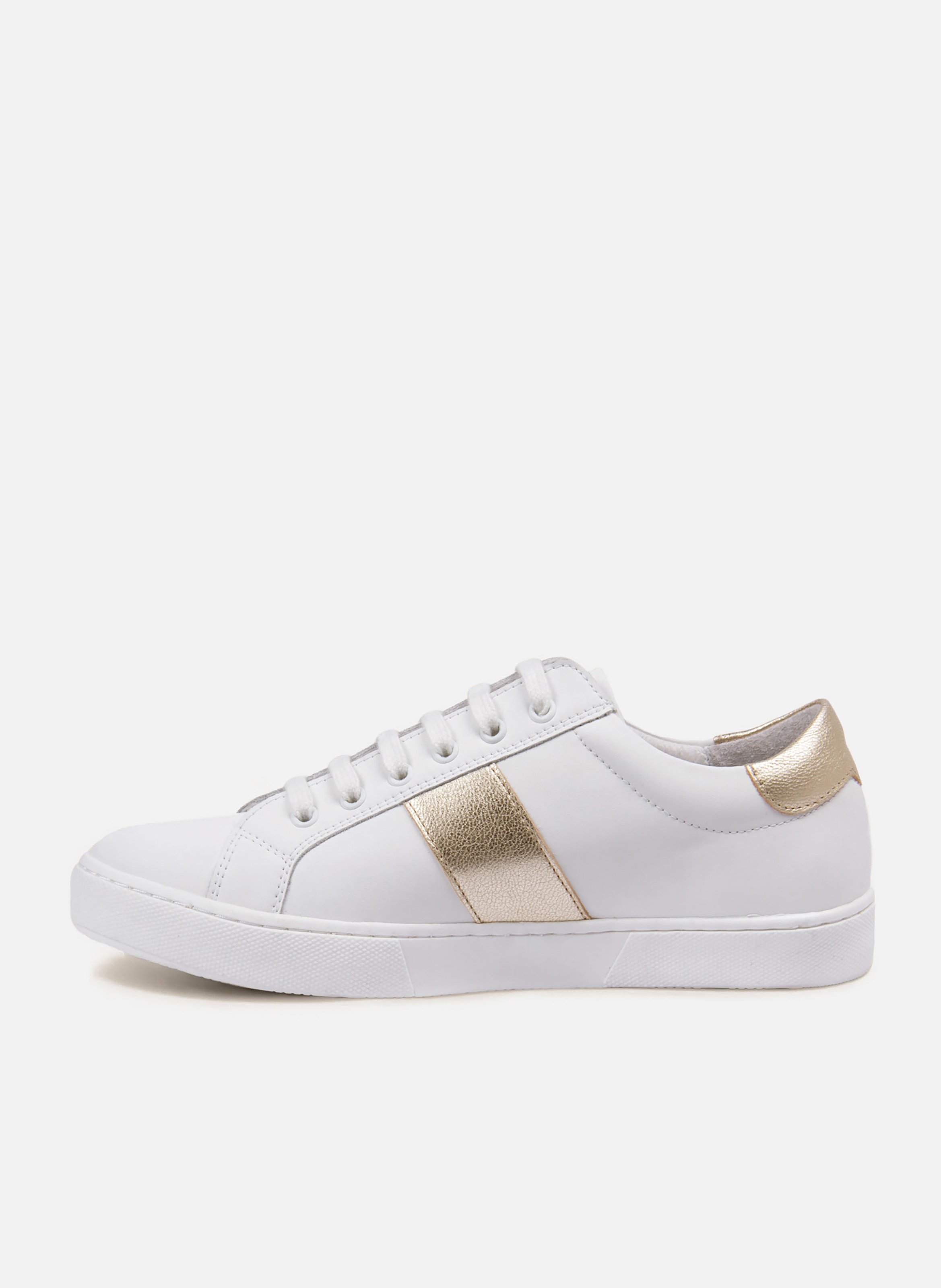 Tennis lacet victoire cuir JULES & JENN Blanc