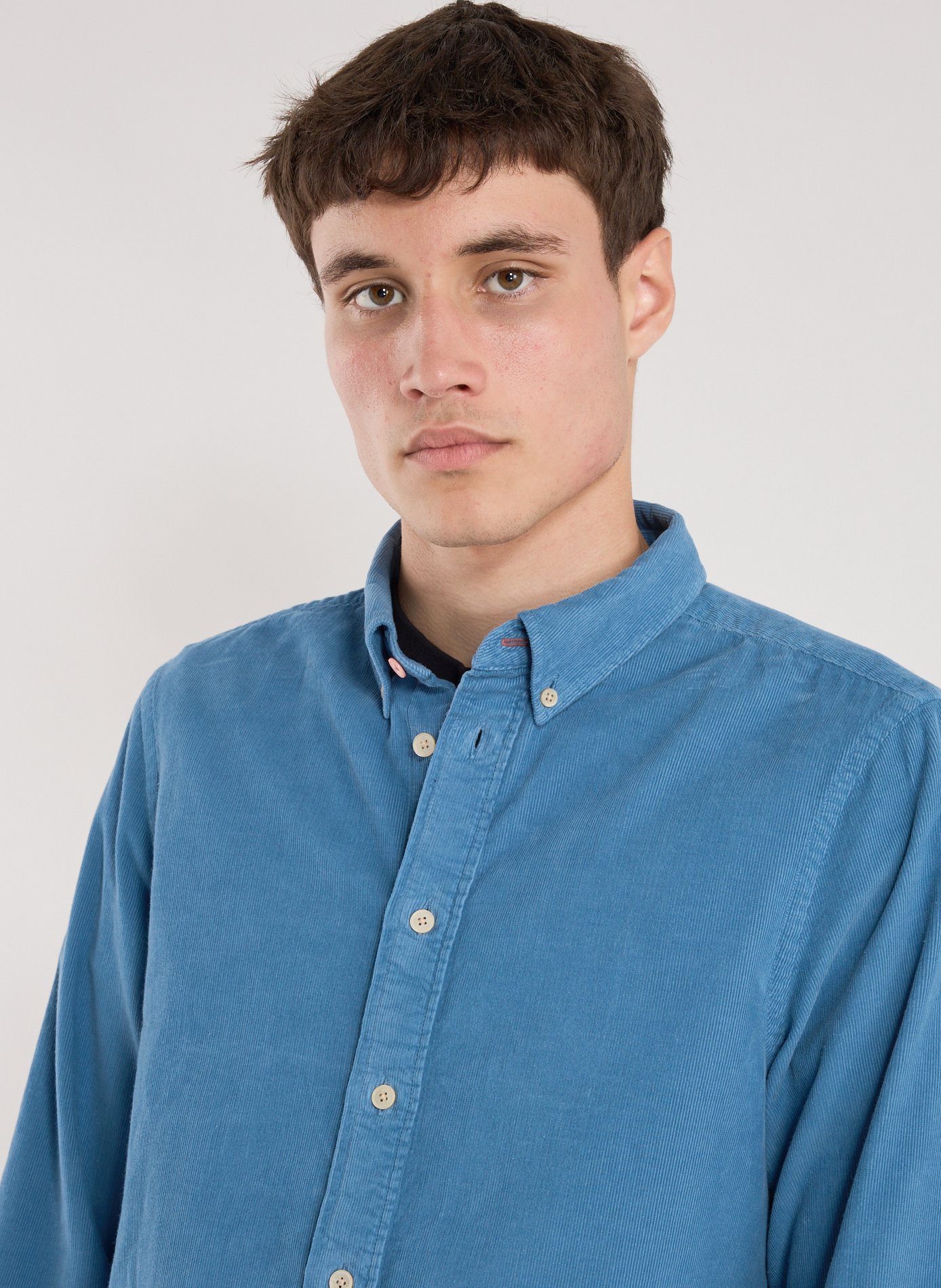 Straight shirt with American collar in cotton PAUL SMITH Blue