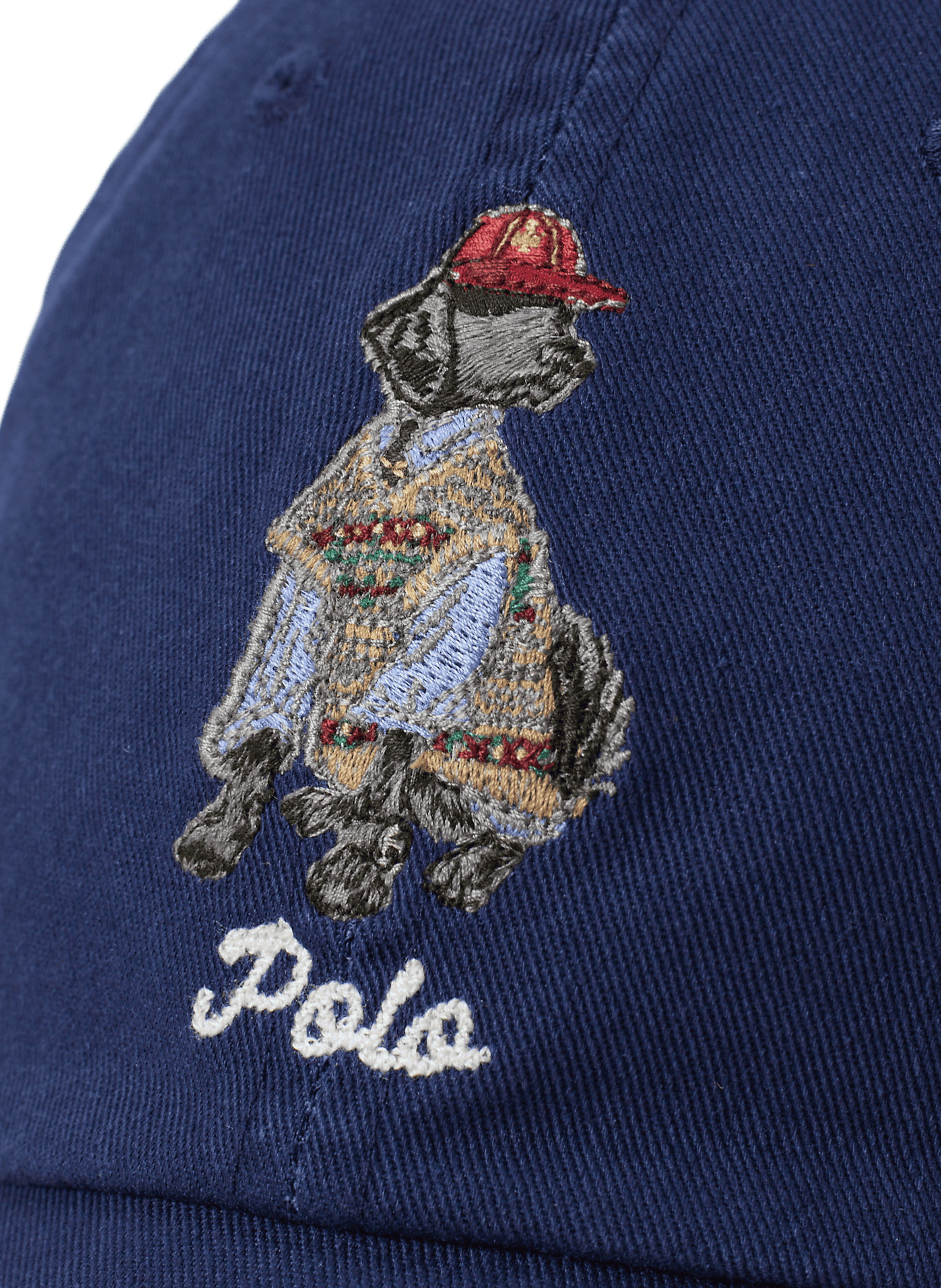 Embroidered cotton baseball cap POLO RALPH LAUREN Blue