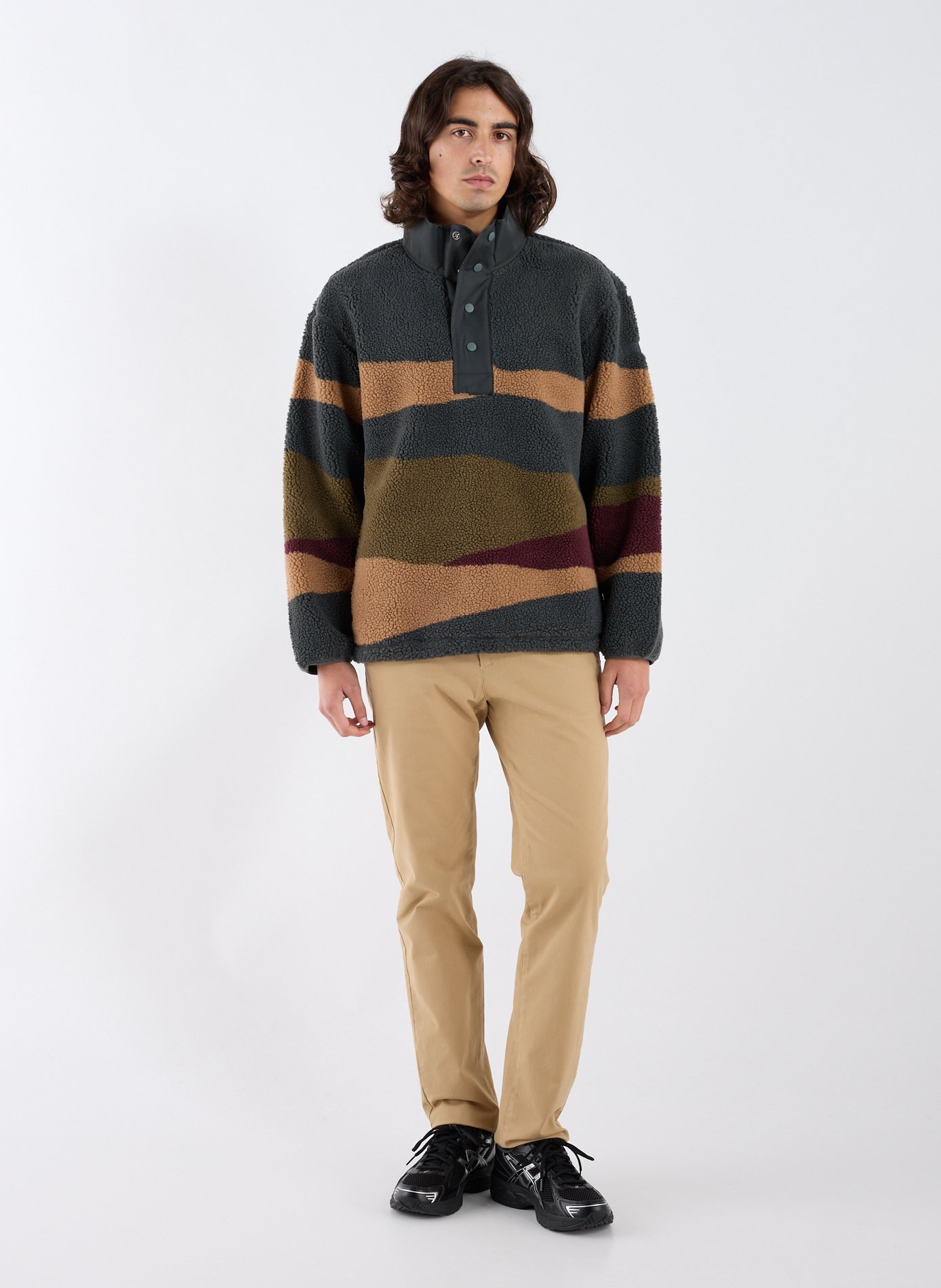 Pull col montant AIGLE Gris