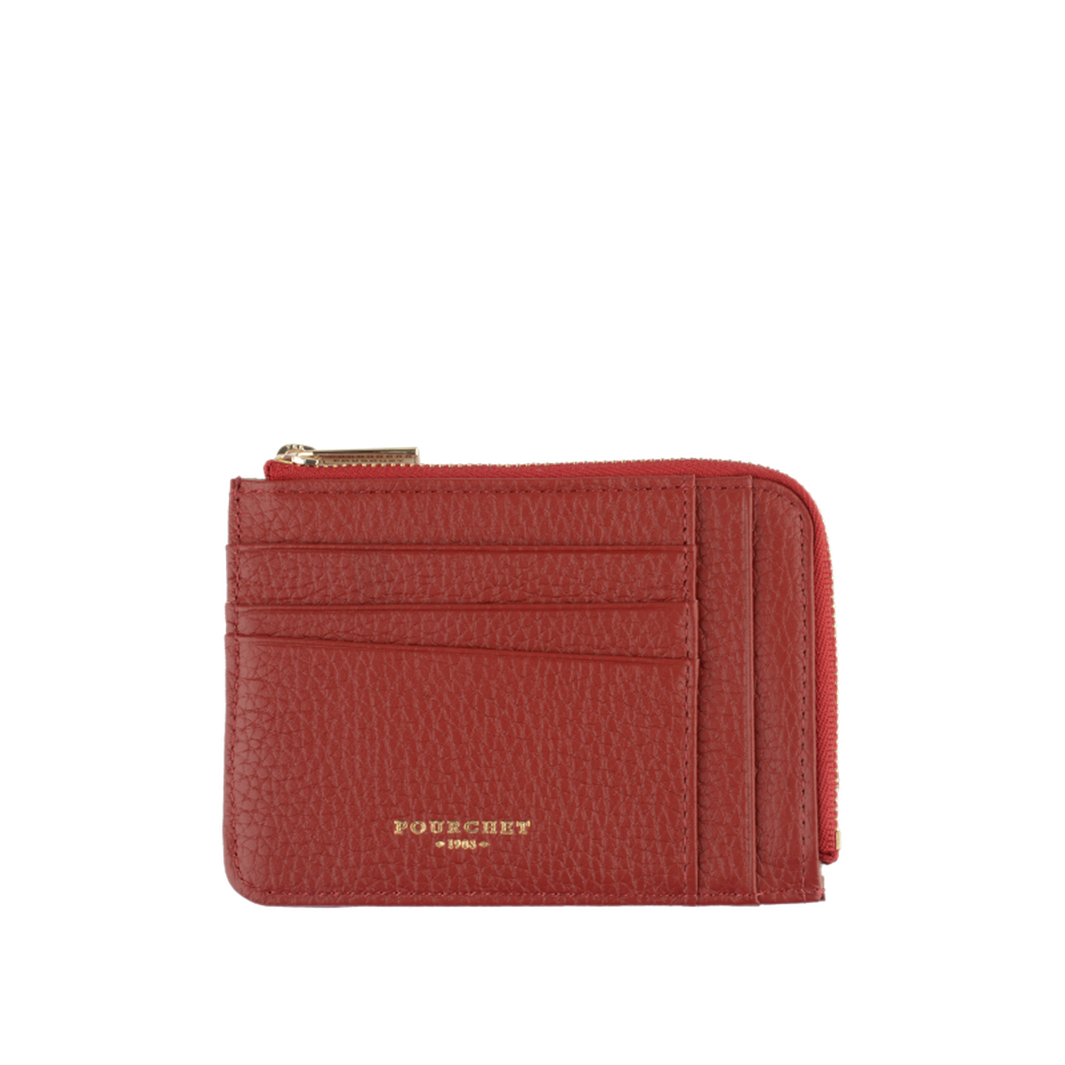 Club - portefeuille POURCHET Rouge