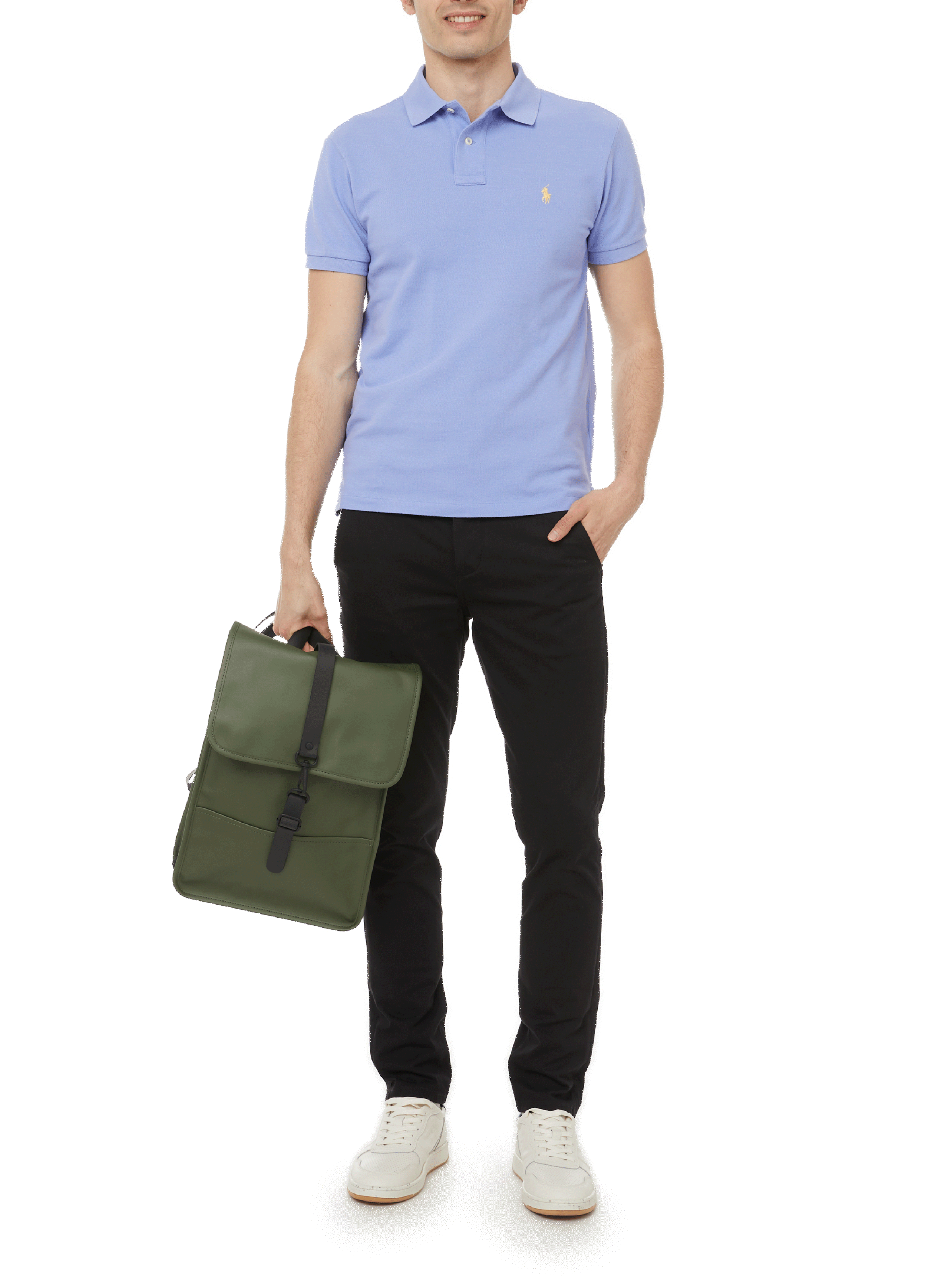 Cotton piqué polo shirt POLO RALPH LAUREN Blue