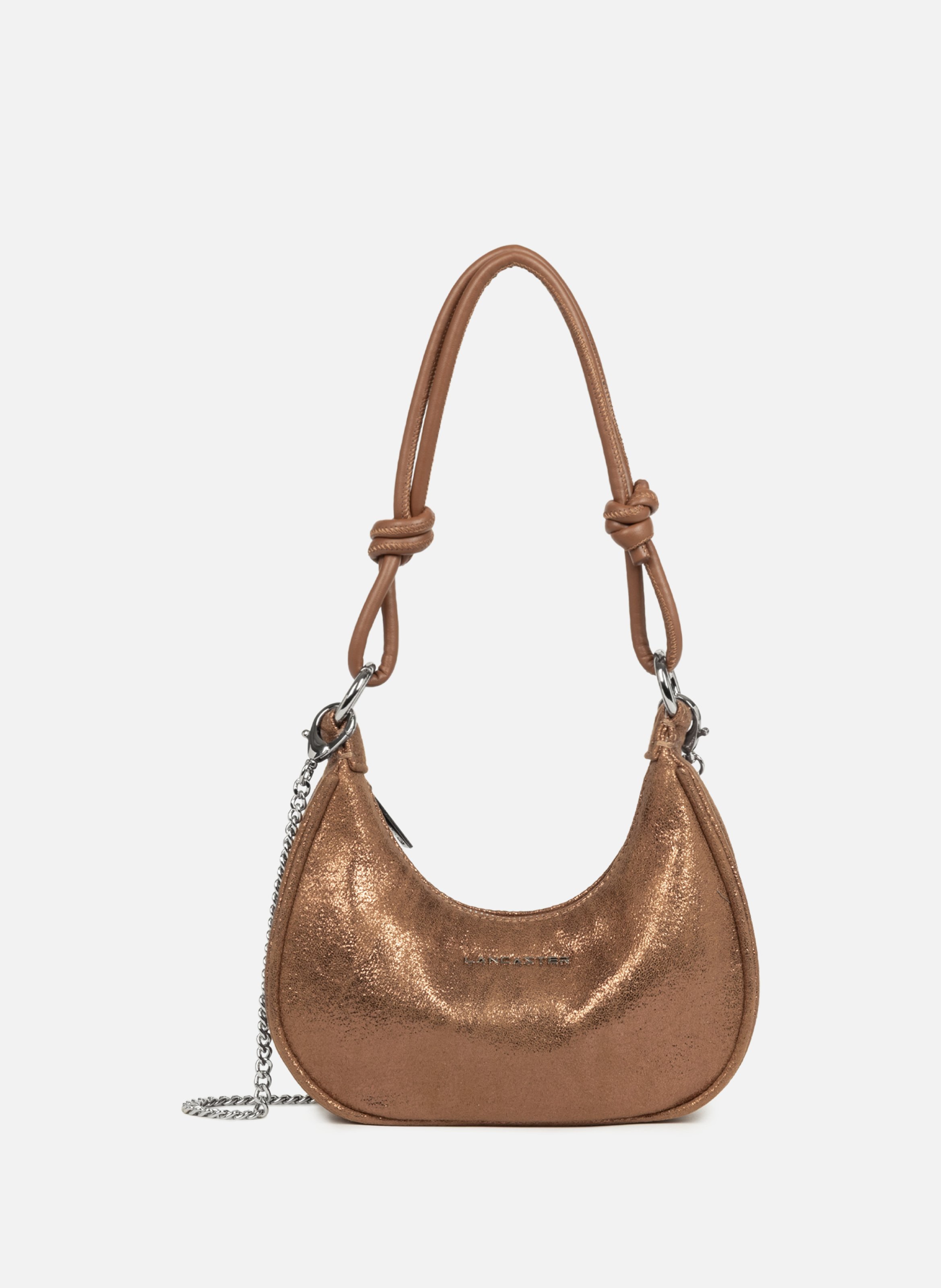 LANCASTER Half-Moon Bag – Shiny Event Golden