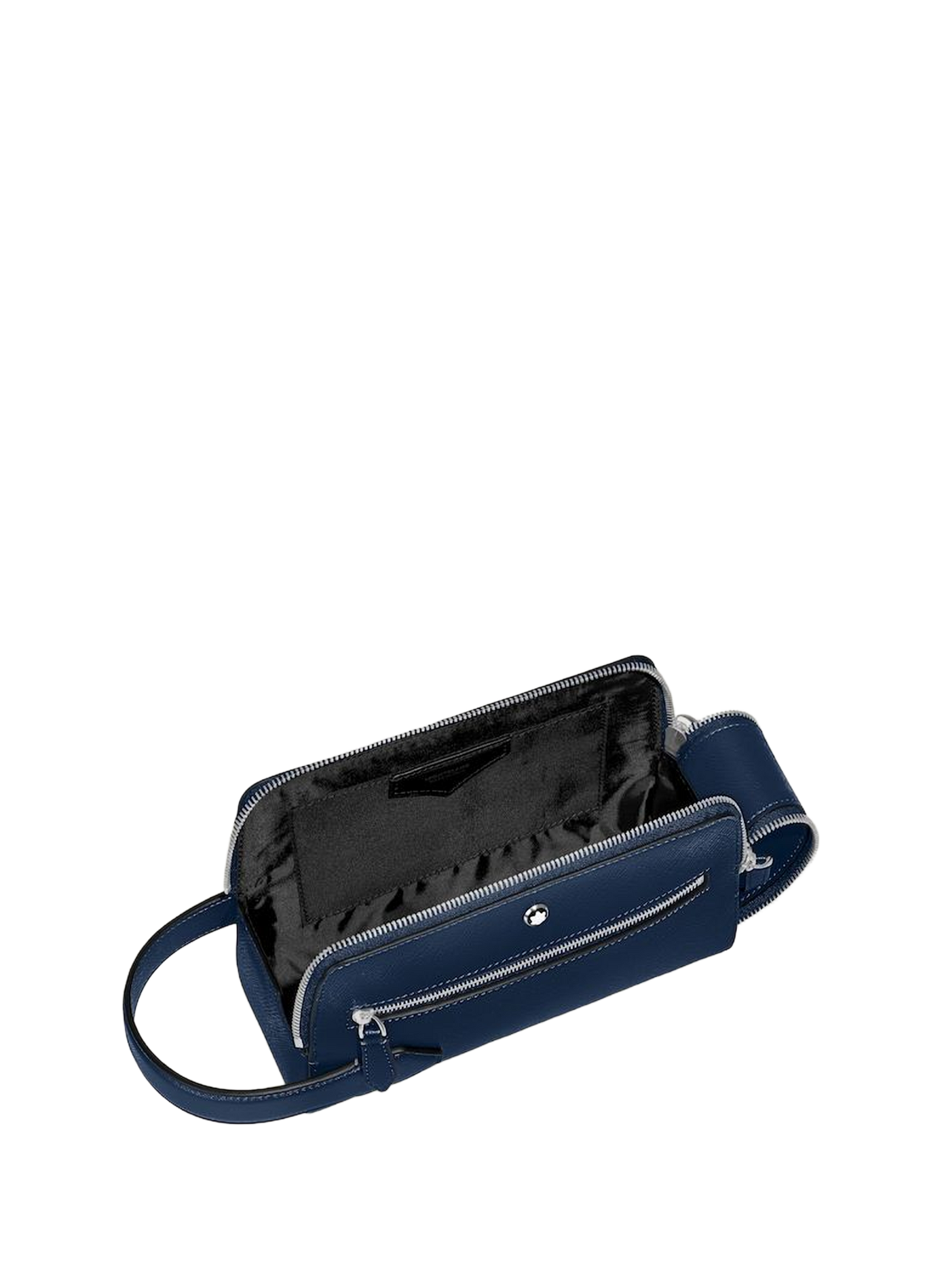 Leather toiletry bag MONTBLANC Blue
