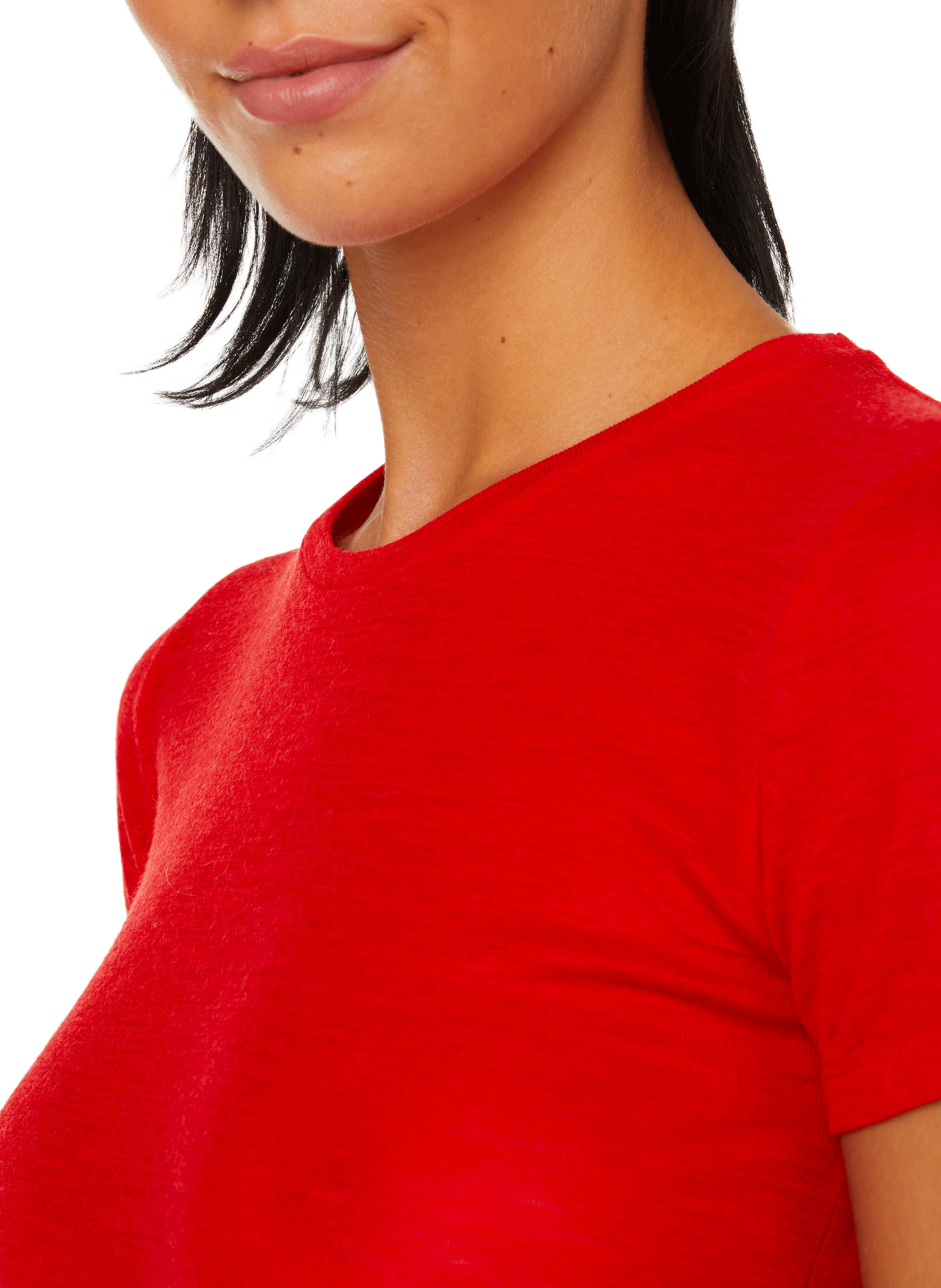 T-shirt en laine SAISON 1865 Rouge