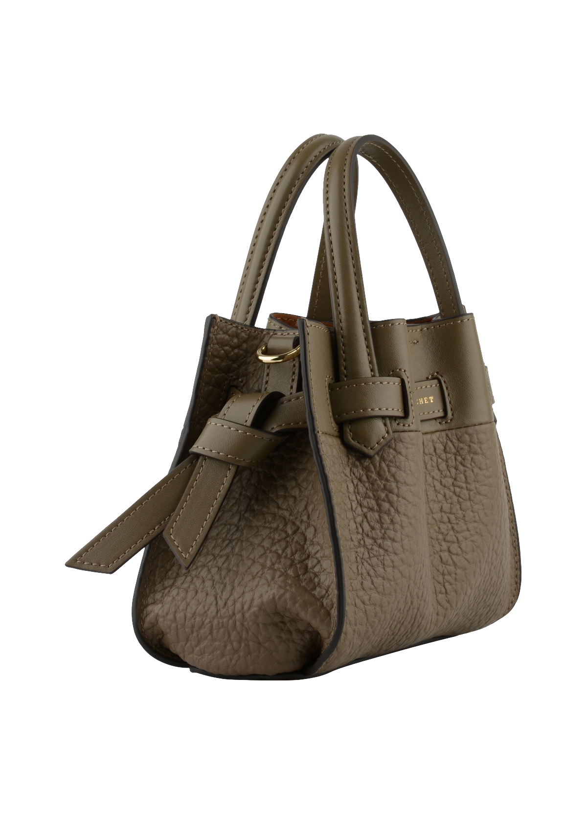 Blossom | Sac à main Nano en cuir de vachette POURCHET Gris