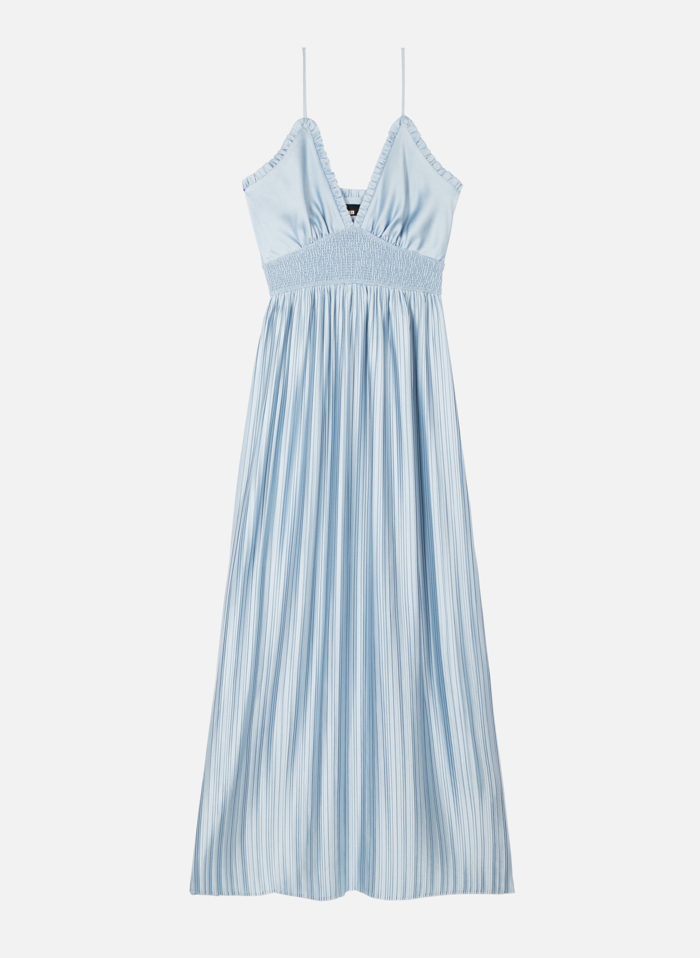 Robe longue plissée THE KOOPLES Bleu