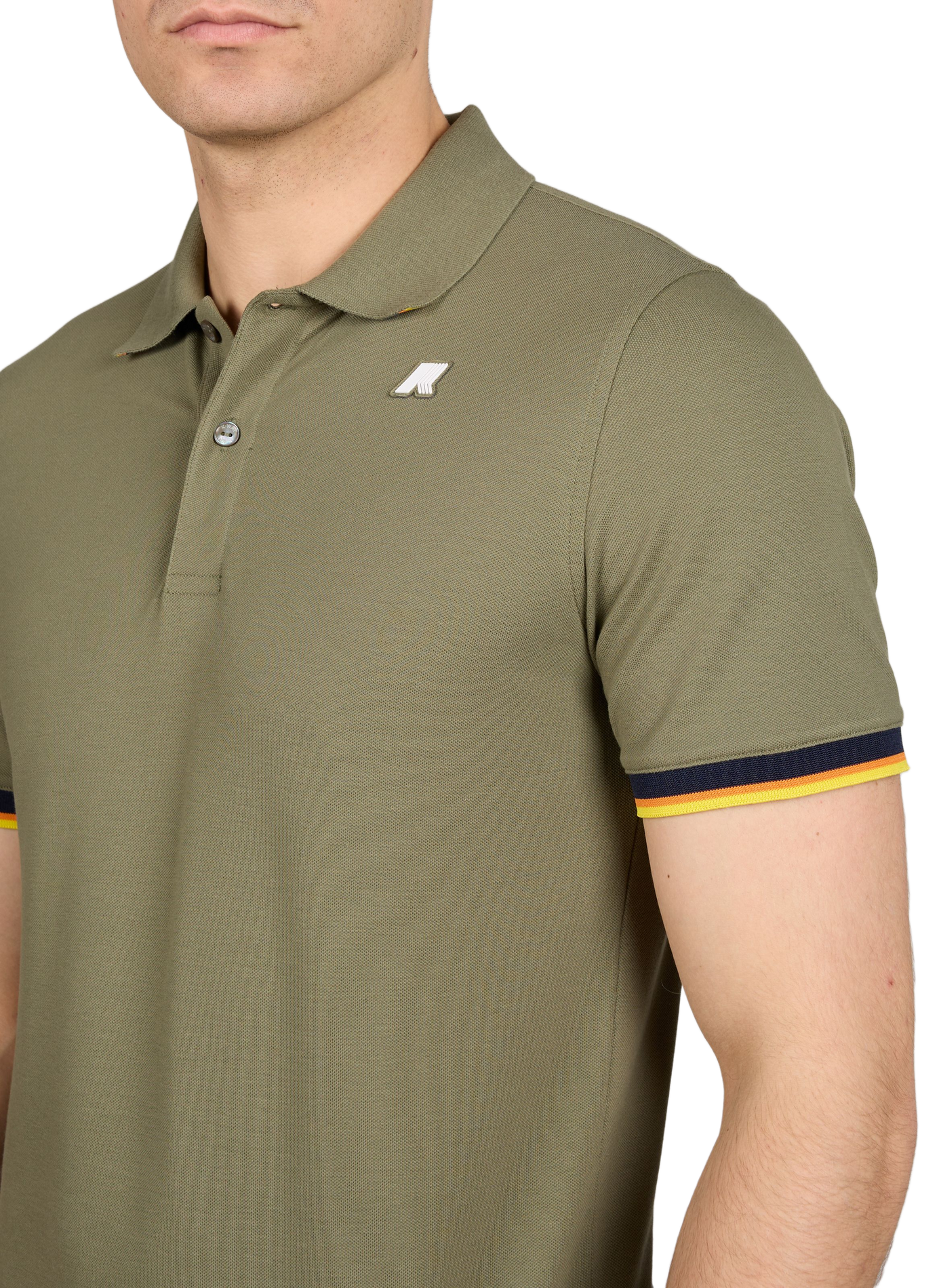  Cotton polo shirt  K-WAY Green