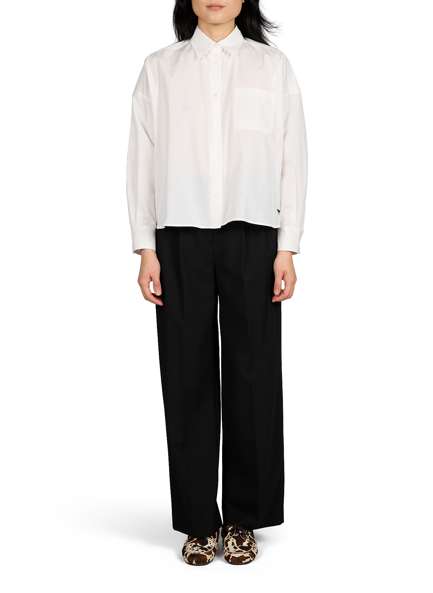 Chemise large en coton MAX MARA WEEK END Blanc