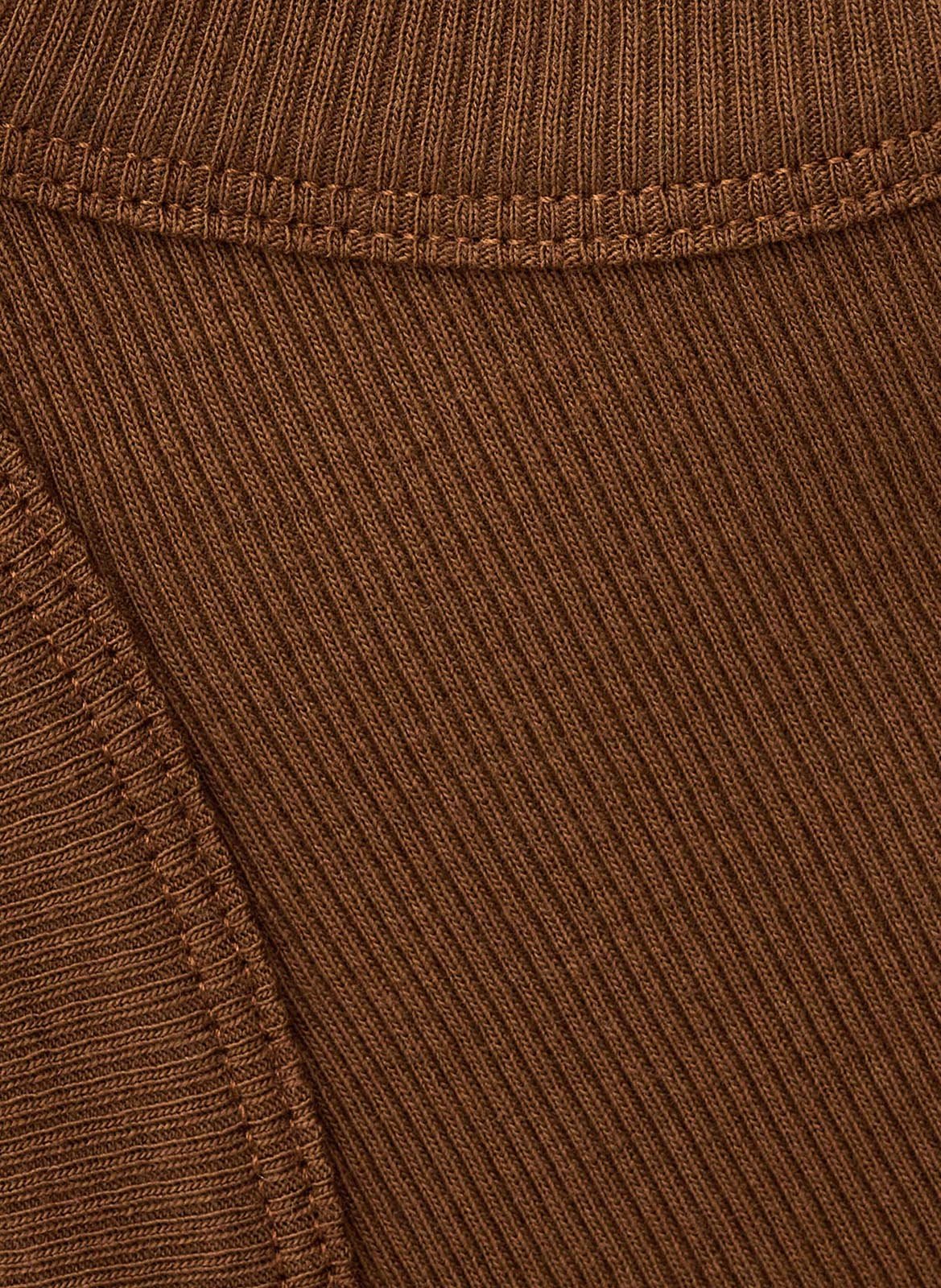 Débardeur en coton col rond cynda BA&SH Marron